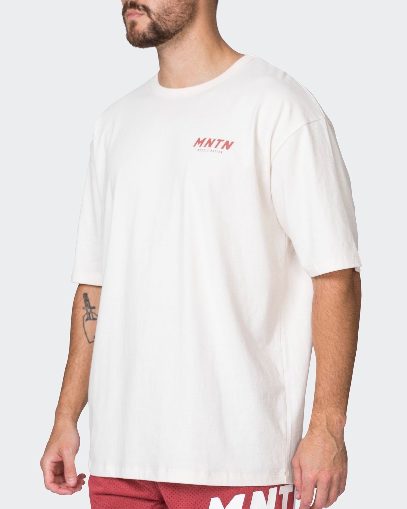 MNTN Oversized Tee - Travertine sold by Muscle Nation product image thumbnail 5