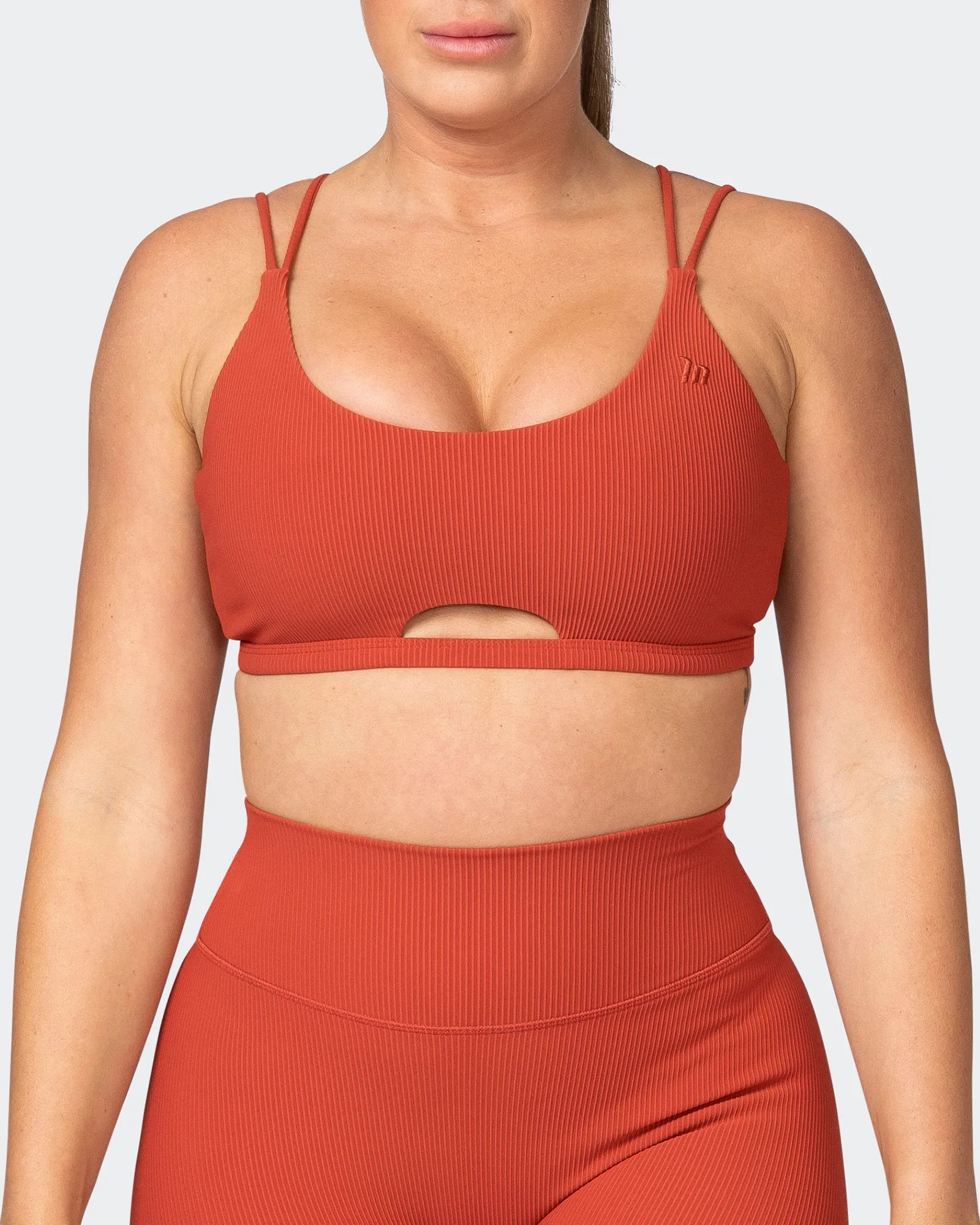 All Day Rib Bralette - Burnt Orange sold by Muscle Nation product image thumbnail 2