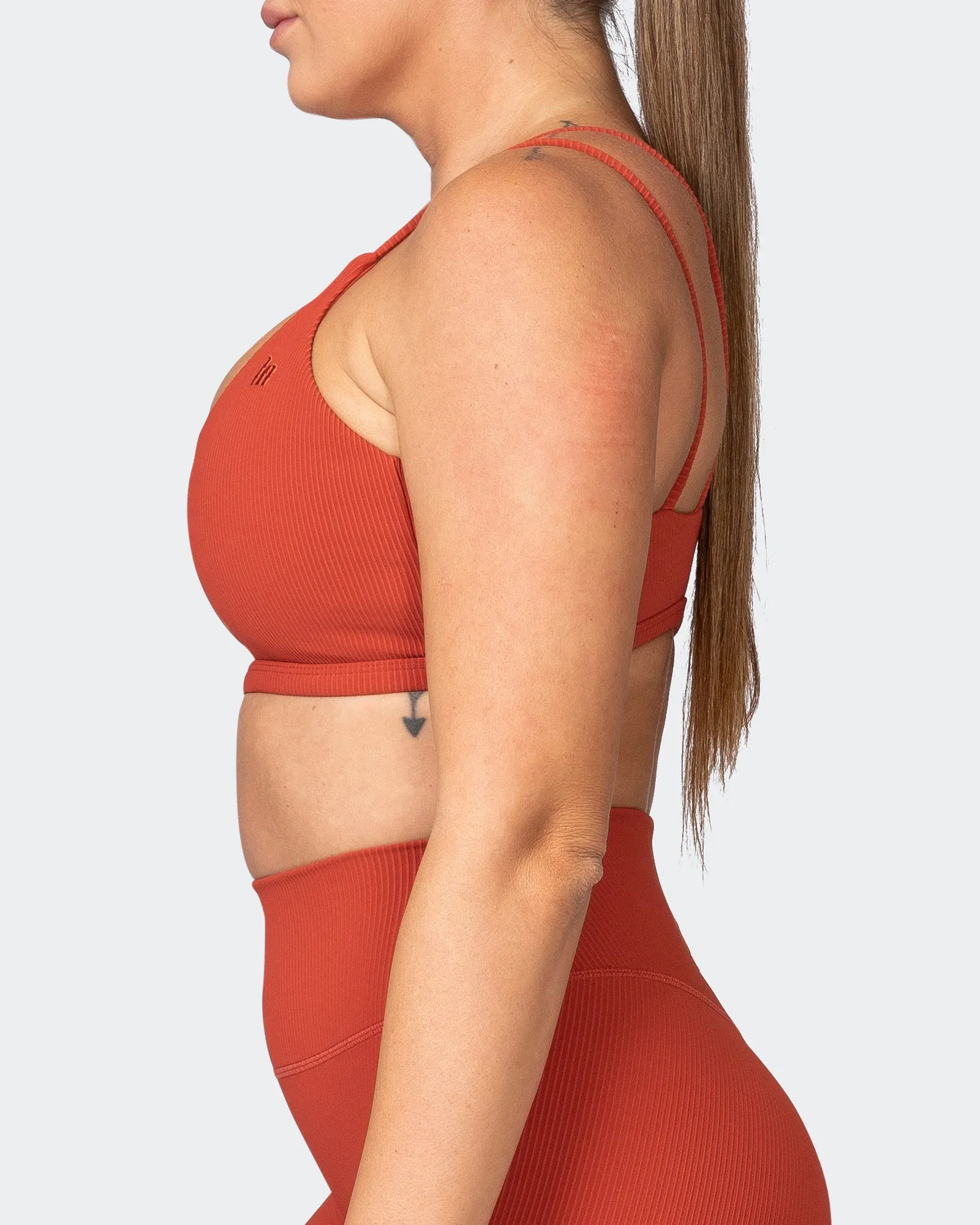 All Day Rib Bralette - Burnt Orange sold by Muscle Nation product image thumbnail 4