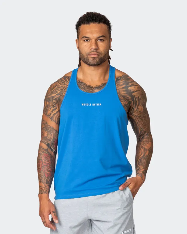 Infinite Y Back Singlet - Bright Cobalt sold by Muscle Nation