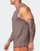 Classic Vintage Tank - Dark Taupe sold by Muscle Nation