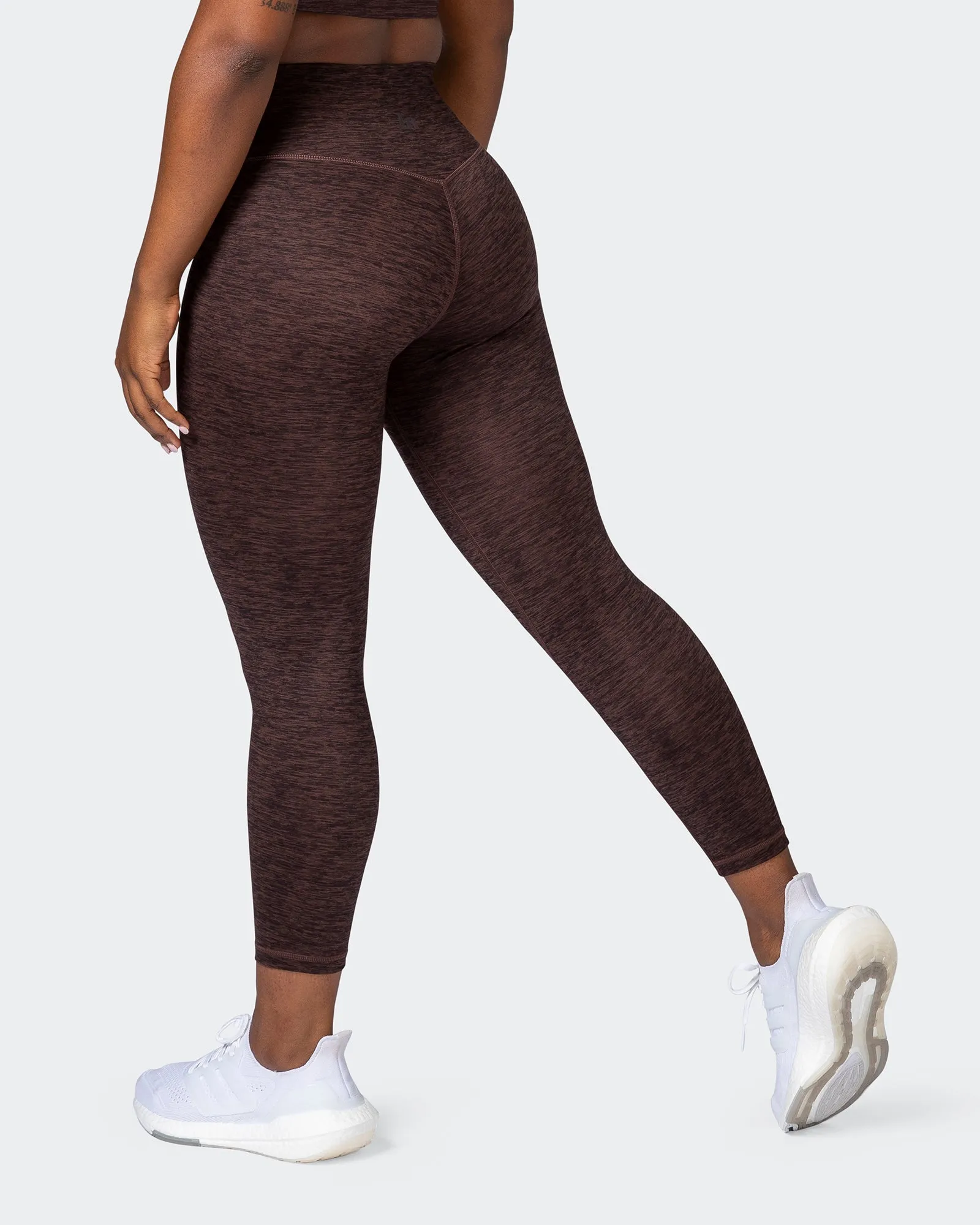 Zero Rise Everyday 7/8 Leggings - Coffee Marl sold by Muscle Nation