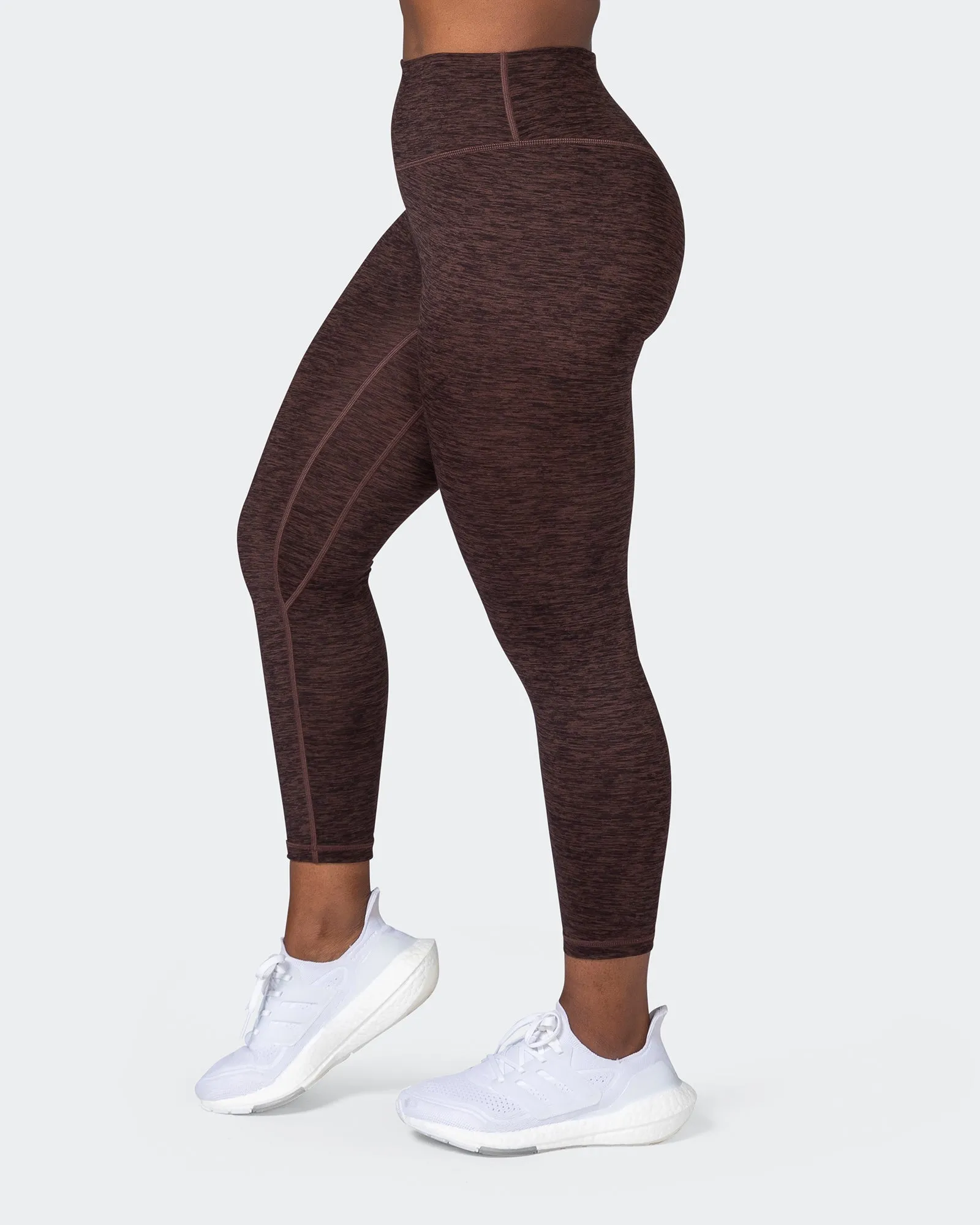 Zero Rise Everyday 7/8 Leggings - Coffee Marl sold by Muscle Nation product image thumbnail 4
