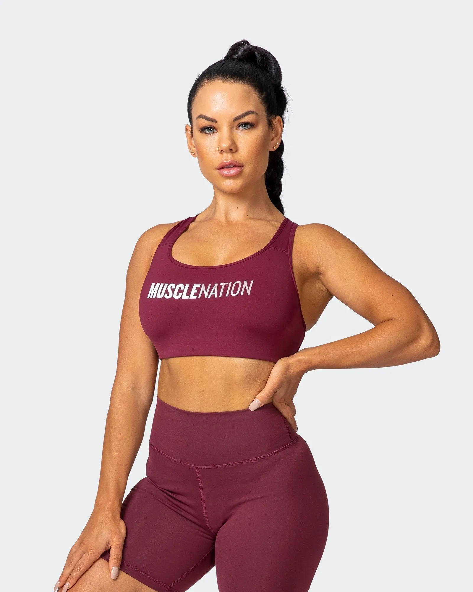 Strike Bra - Wine sold by Muscle Nation product image thumbnail 4