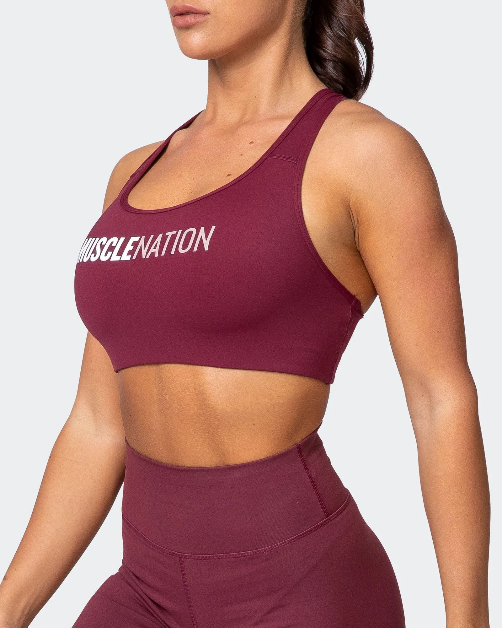 Strike Bra - Wine sold by Muscle Nation product image thumbnail 2