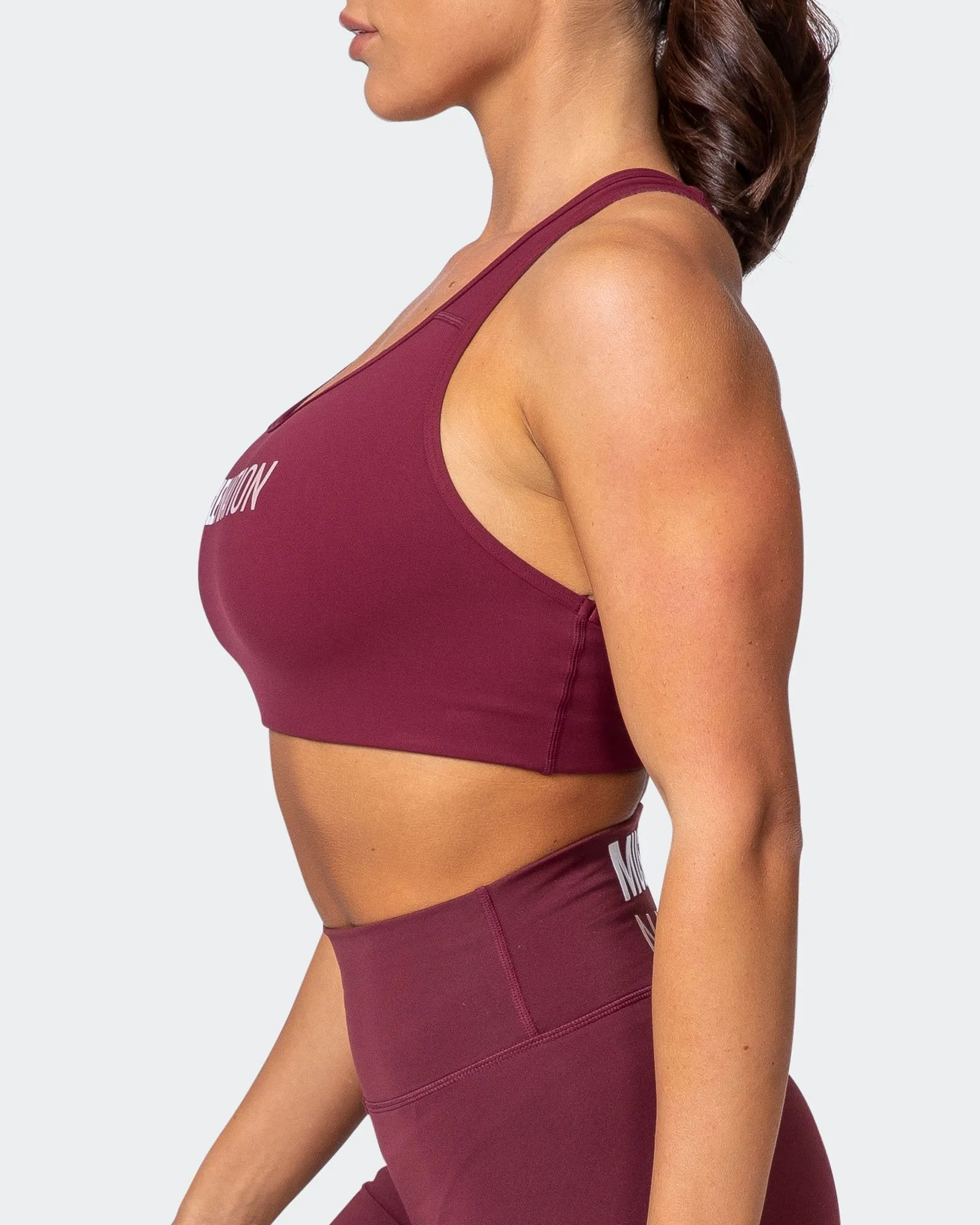 Strike Bra - Wine sold by Muscle Nation product image thumbnail 3