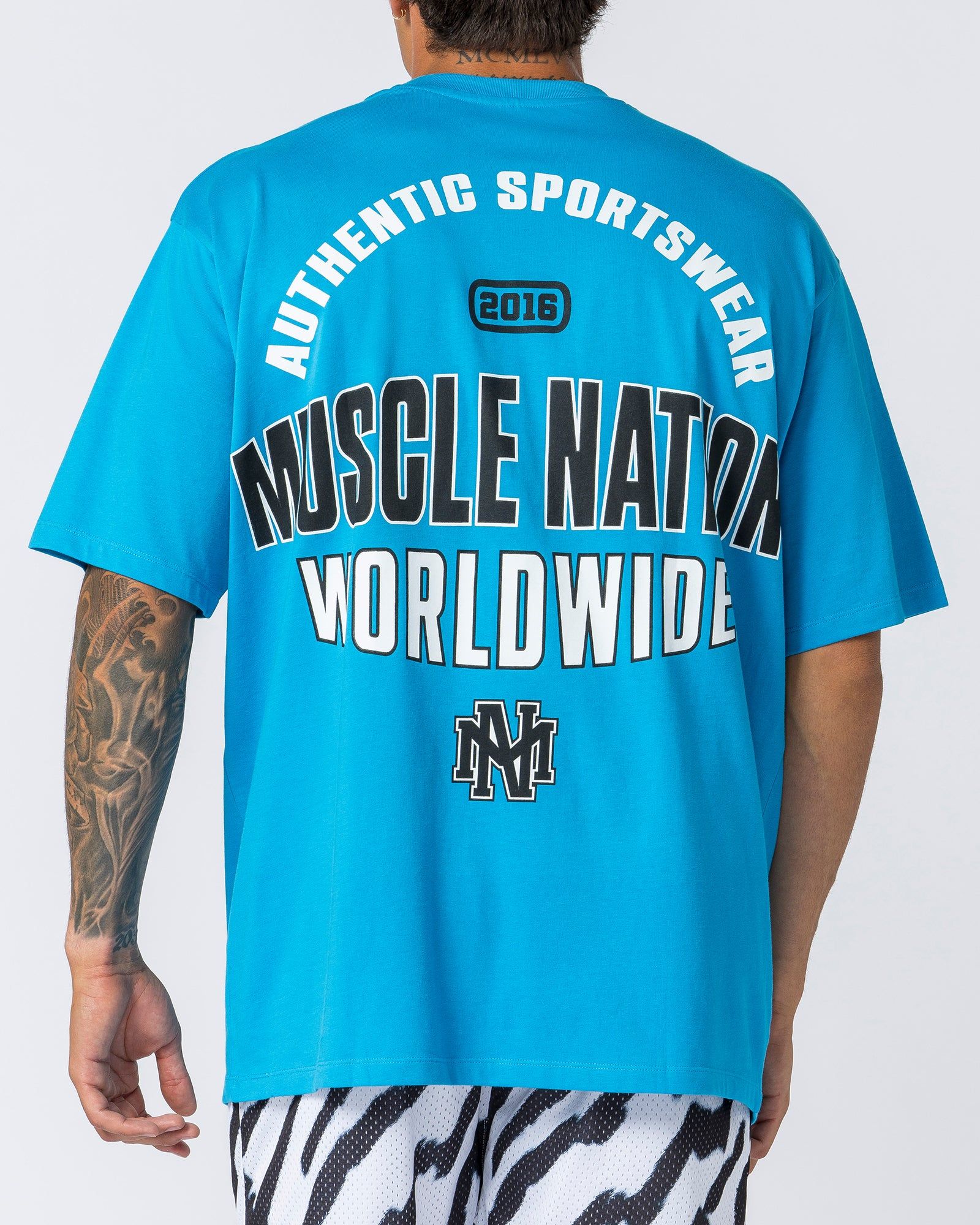 Clique Oversized Tee - Adriatic Sea sold by Muscle Nation product image thumbnail 5