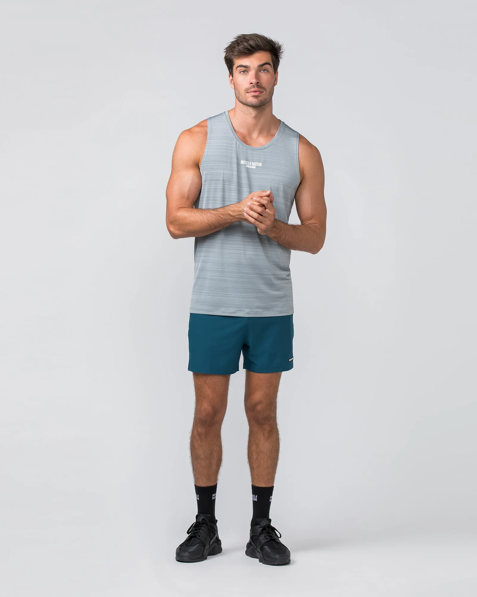 Worldwide Active Tank - Jet Grey sold by Muscle Nation product image thumbnail 5