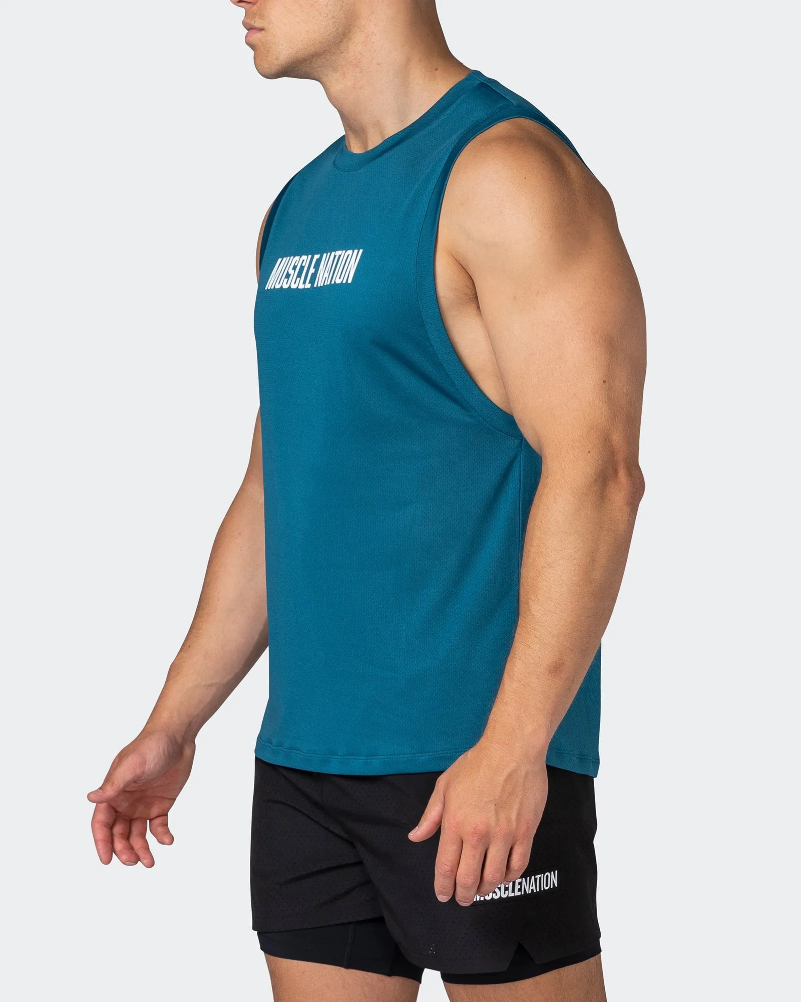 Burly Training Tank - Marine sold by Muscle Nation product image thumbnail 4