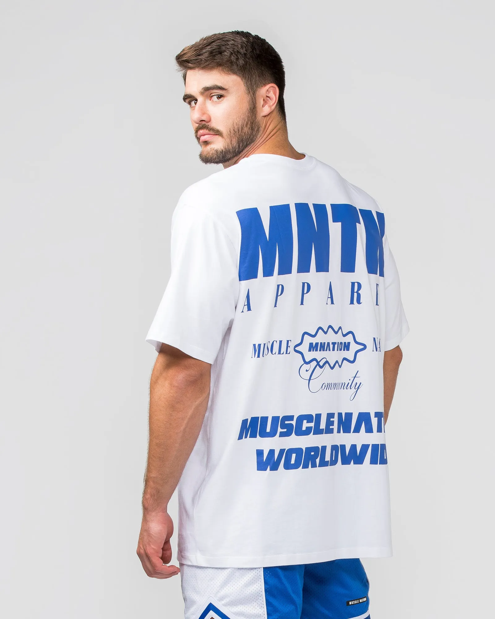 Represent Oversized Tee - White sold by Muscle Nation product image thumbnail 4