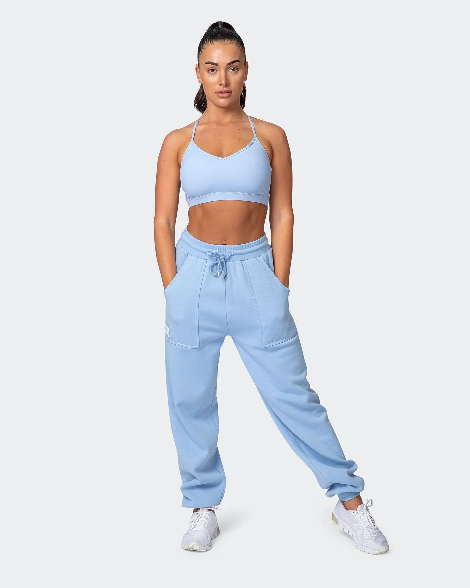 Free Throw Bralette - Cashmere Blue sold by Muscle Nation product image thumbnail 5