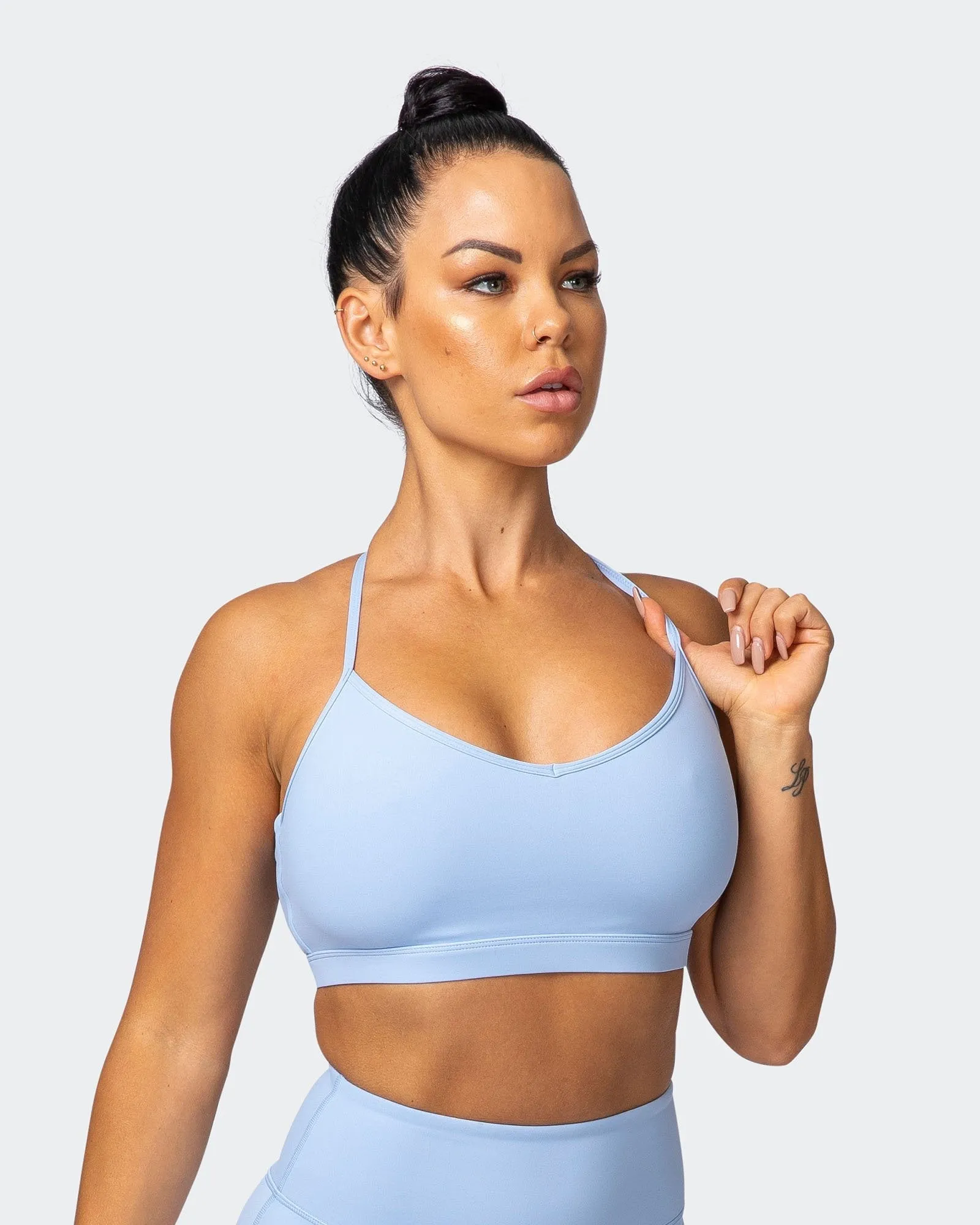 Free Throw Bralette - Cashmere Blue sold by Muscle Nation