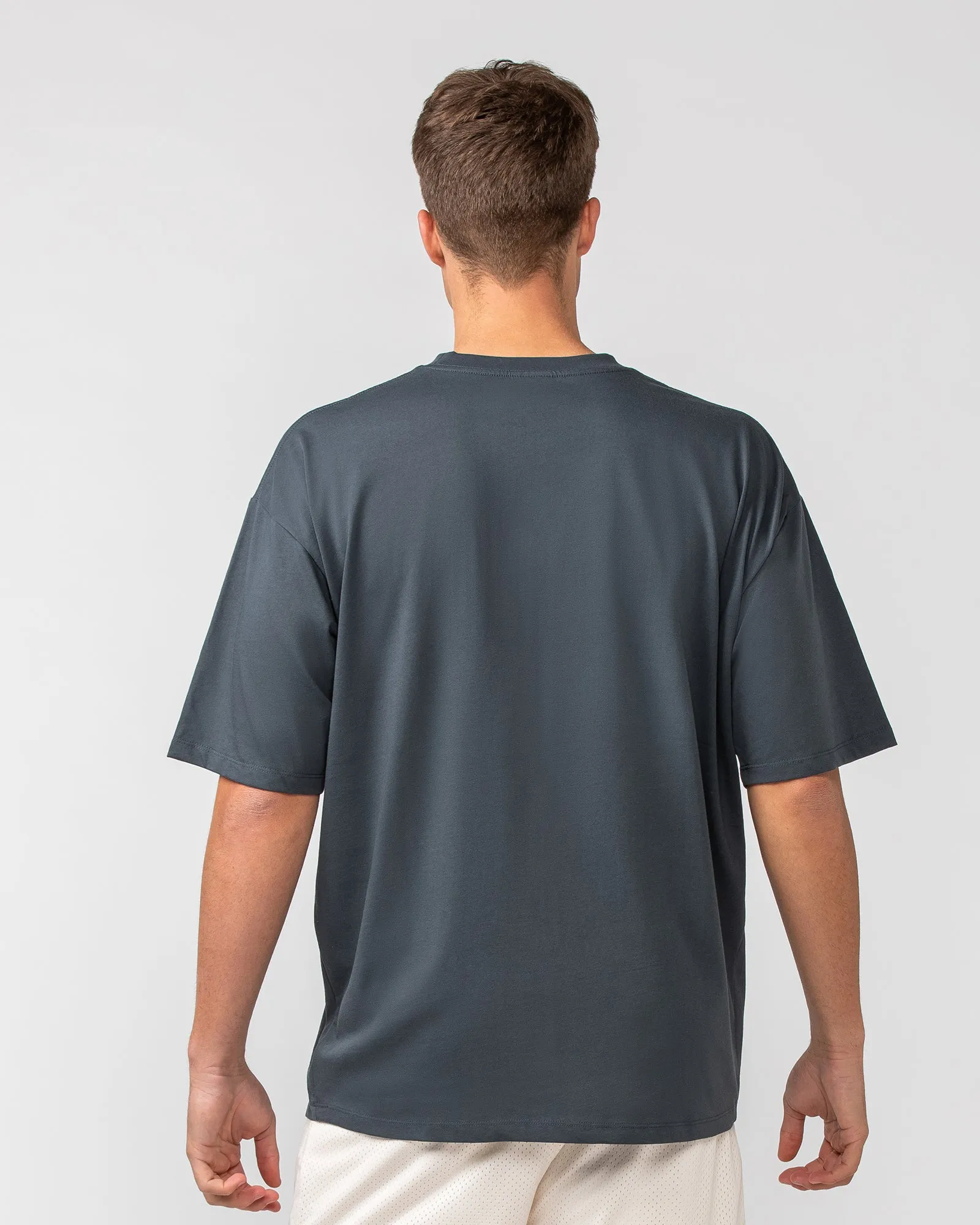 Varsity Oversized Tee - Thunder sold by Muscle Nation product image thumbnail 5