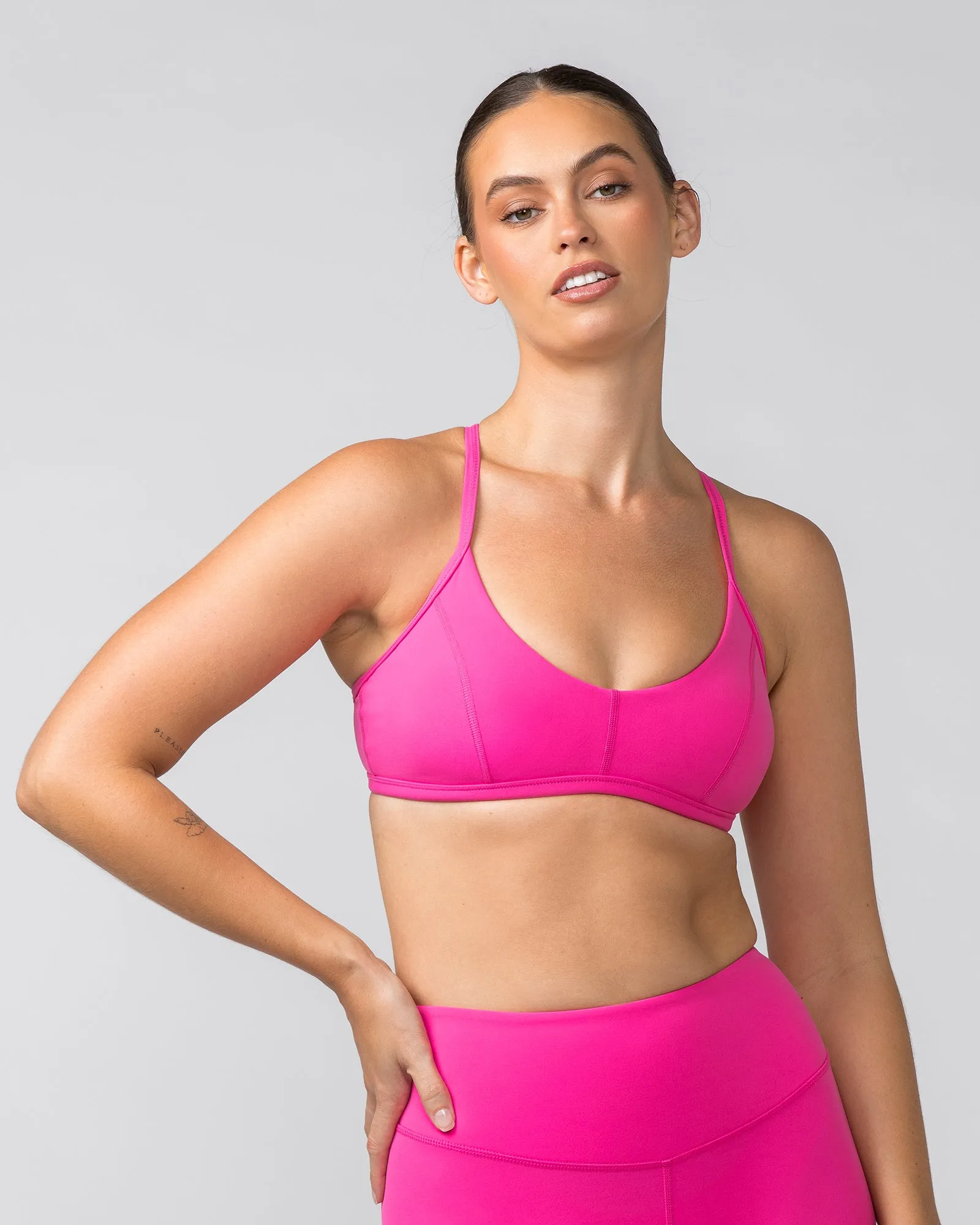 Rematch Bra - Luminous Pink sold by Muscle Nation