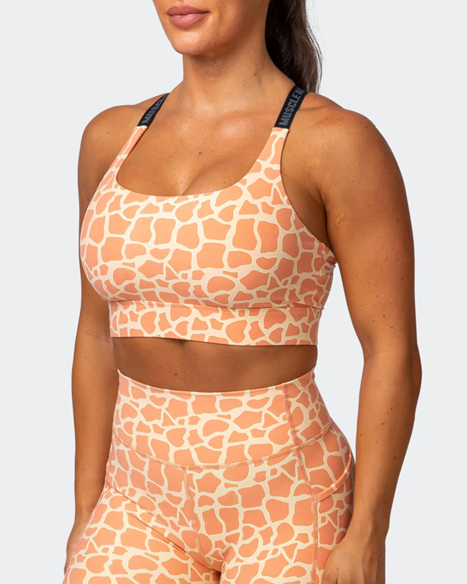 Stability Bra - Paradise Giraffe Print sold by Muscle Nation product image thumbnail 3