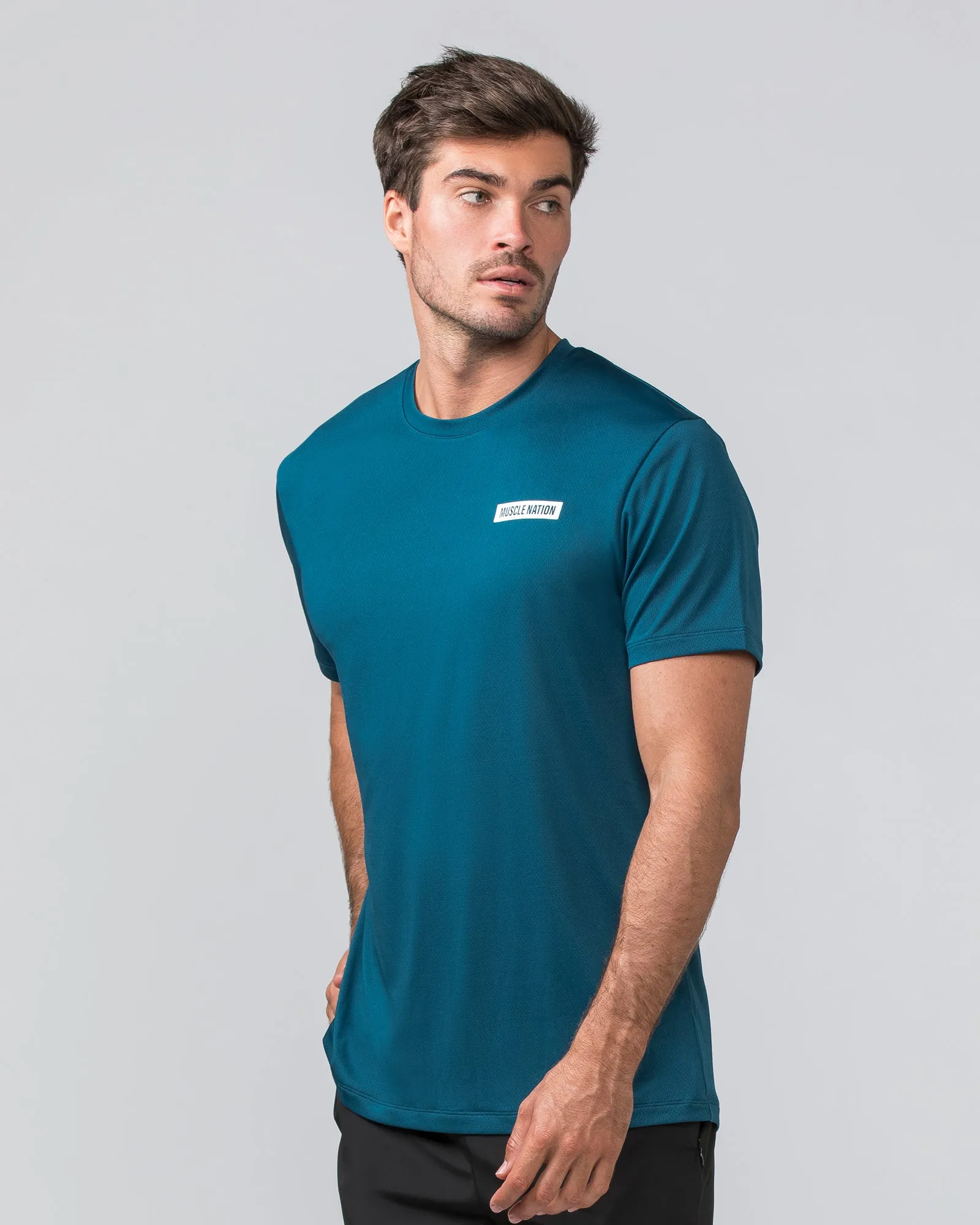 Relaxed Active Tee - Tidal Teal sold by Muscle Nation product image thumbnail 2