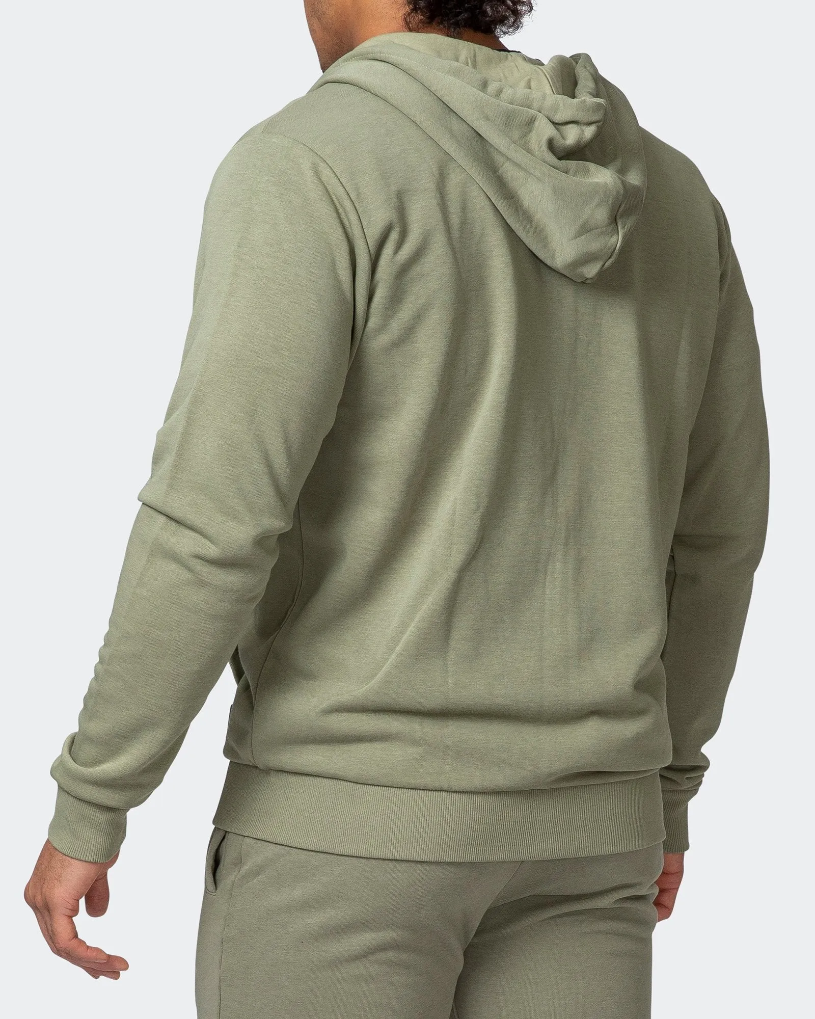 Zip Up Hoodie - Sage Green sold by Muscle Nation product image thumbnail 5