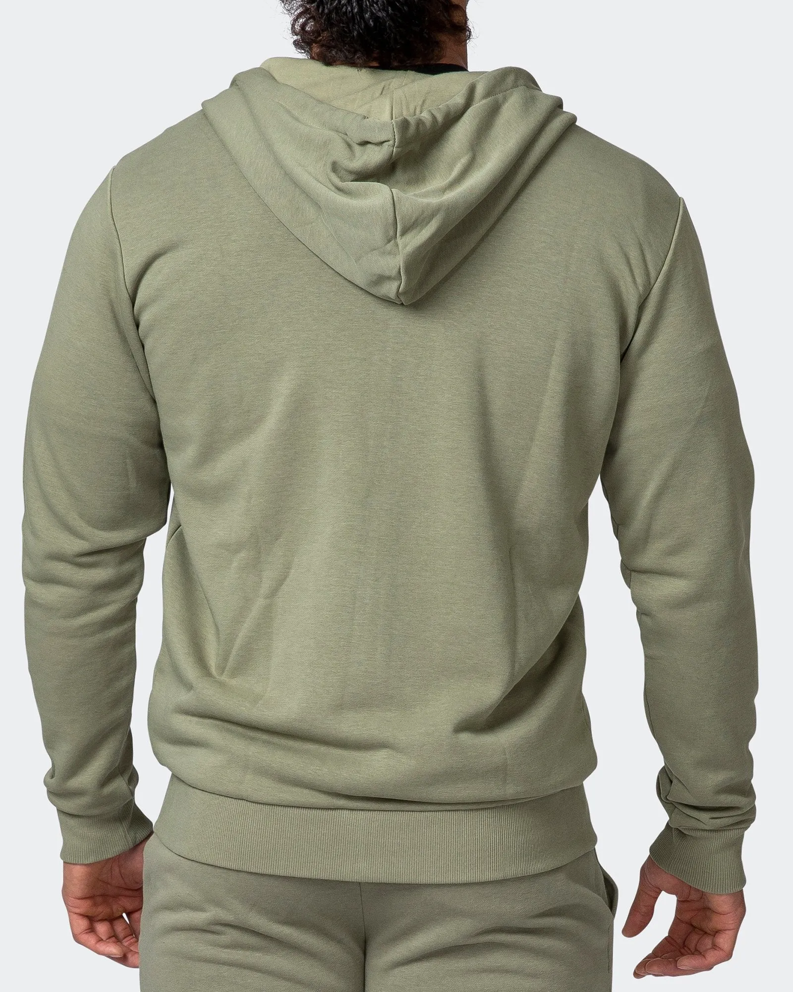 Zip Up Hoodie - Sage Green sold by Muscle Nation product image thumbnail 4