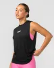 Represent Drop Arm Tank - Black sold by Muscle Nation