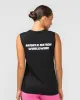 Represent Drop Arm Tank - Black sold by Muscle Nation