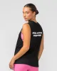 Represent Drop Arm Tank - Black sold by Muscle Nation