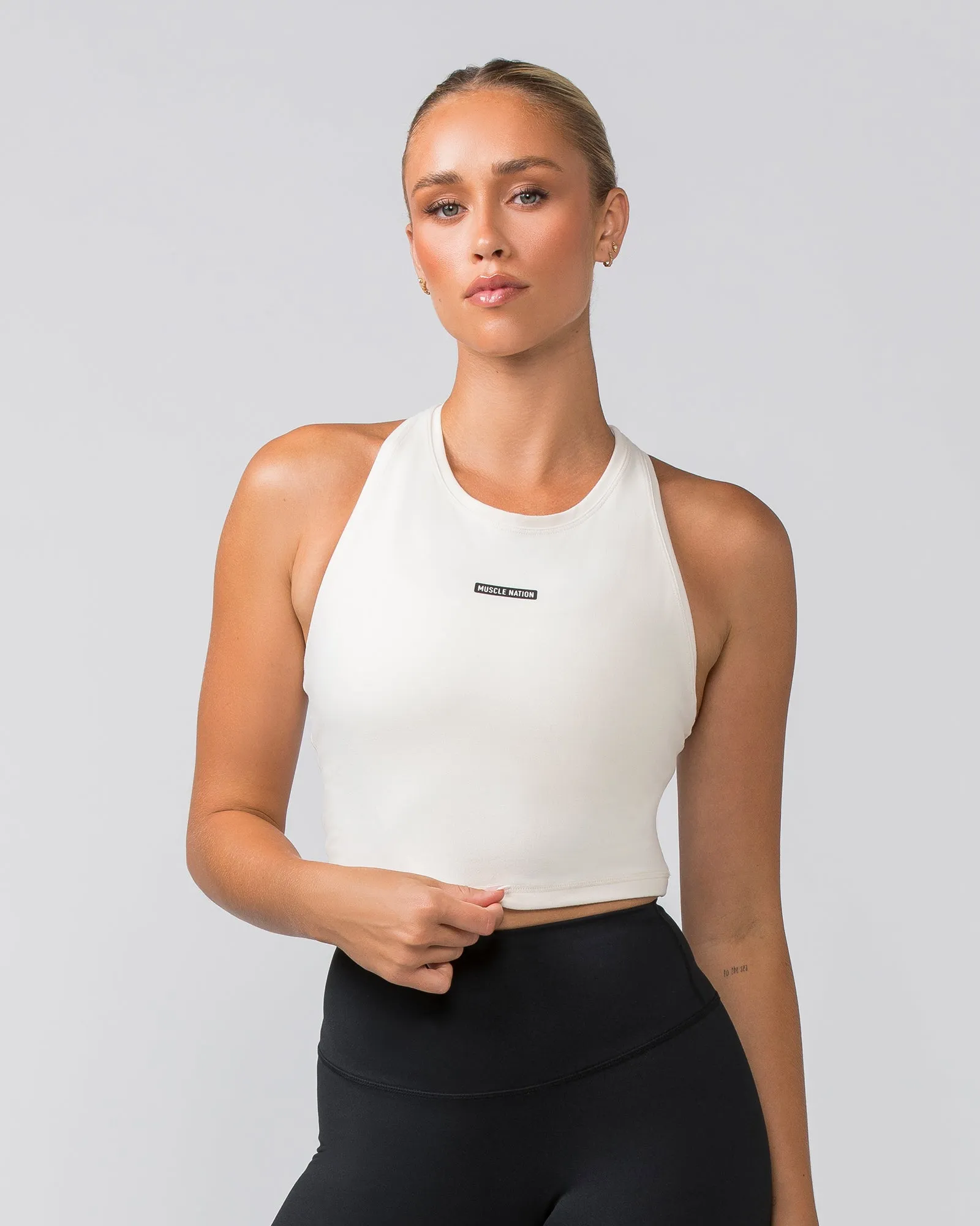 Staple Cropped Tank - Dew sold by Muscle Nation