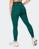 Zero Rise Ankle Length Leggings - Evergreen sold by Muscle Nation