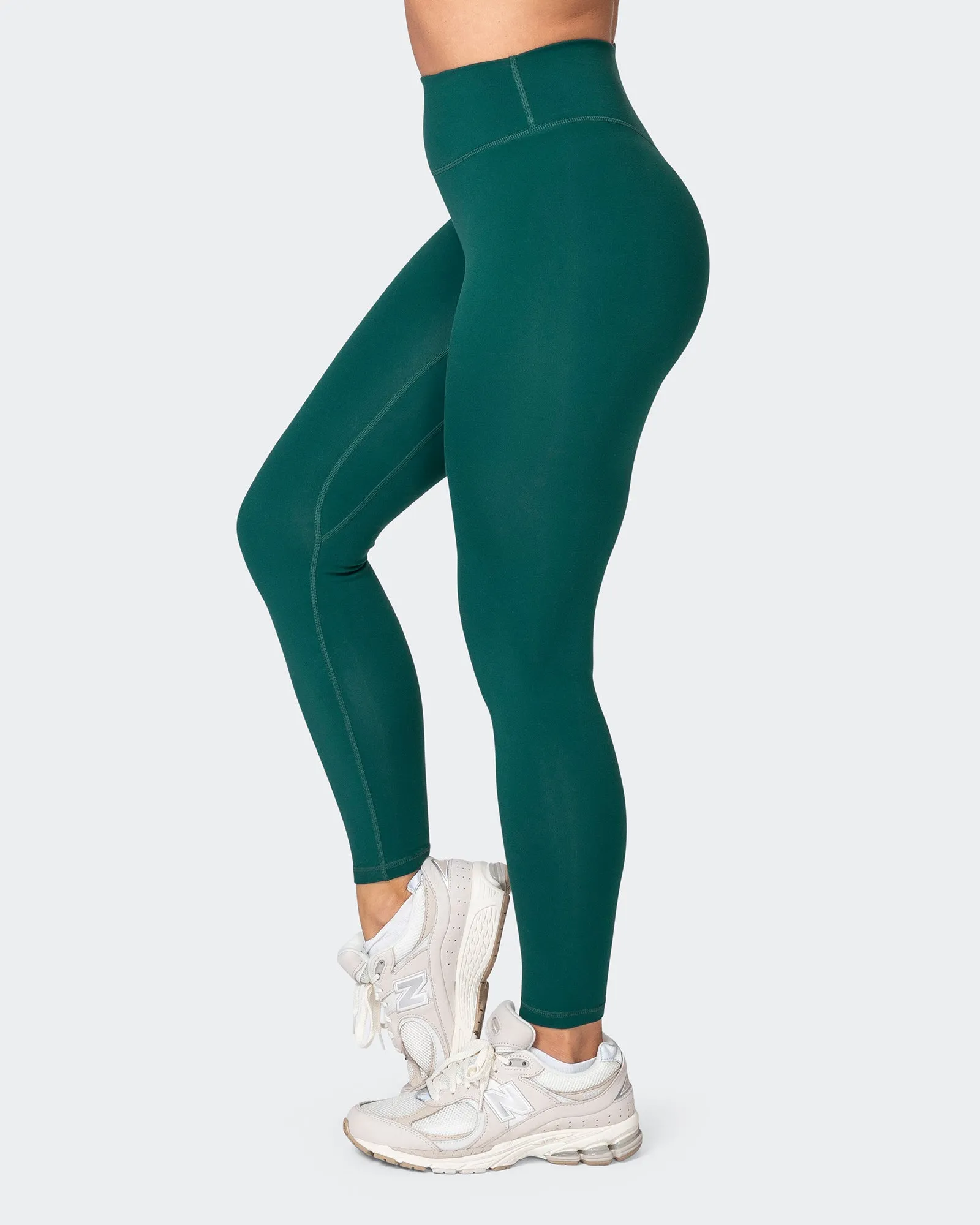 Zero Rise Ankle Length Leggings - Evergreen sold by Muscle Nation product image thumbnail 4