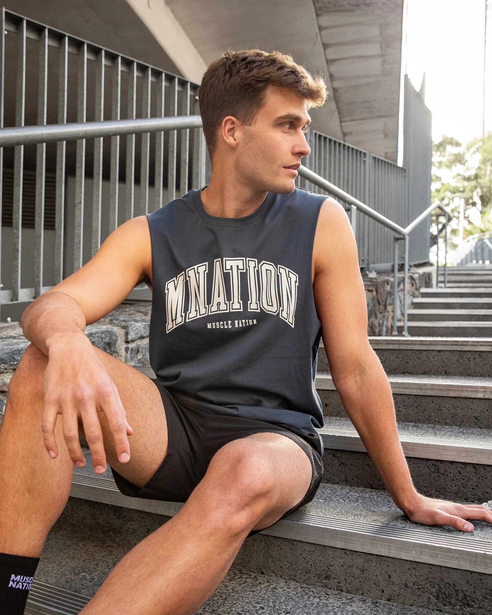Varsity Training Tank - Thunder sold by Muscle Nation