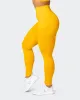 Signature Full Length Scrunch Leggings - Golden sold by Muscle Nation