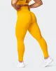 Signature Full Length Scrunch Leggings - Golden sold by Muscle Nation