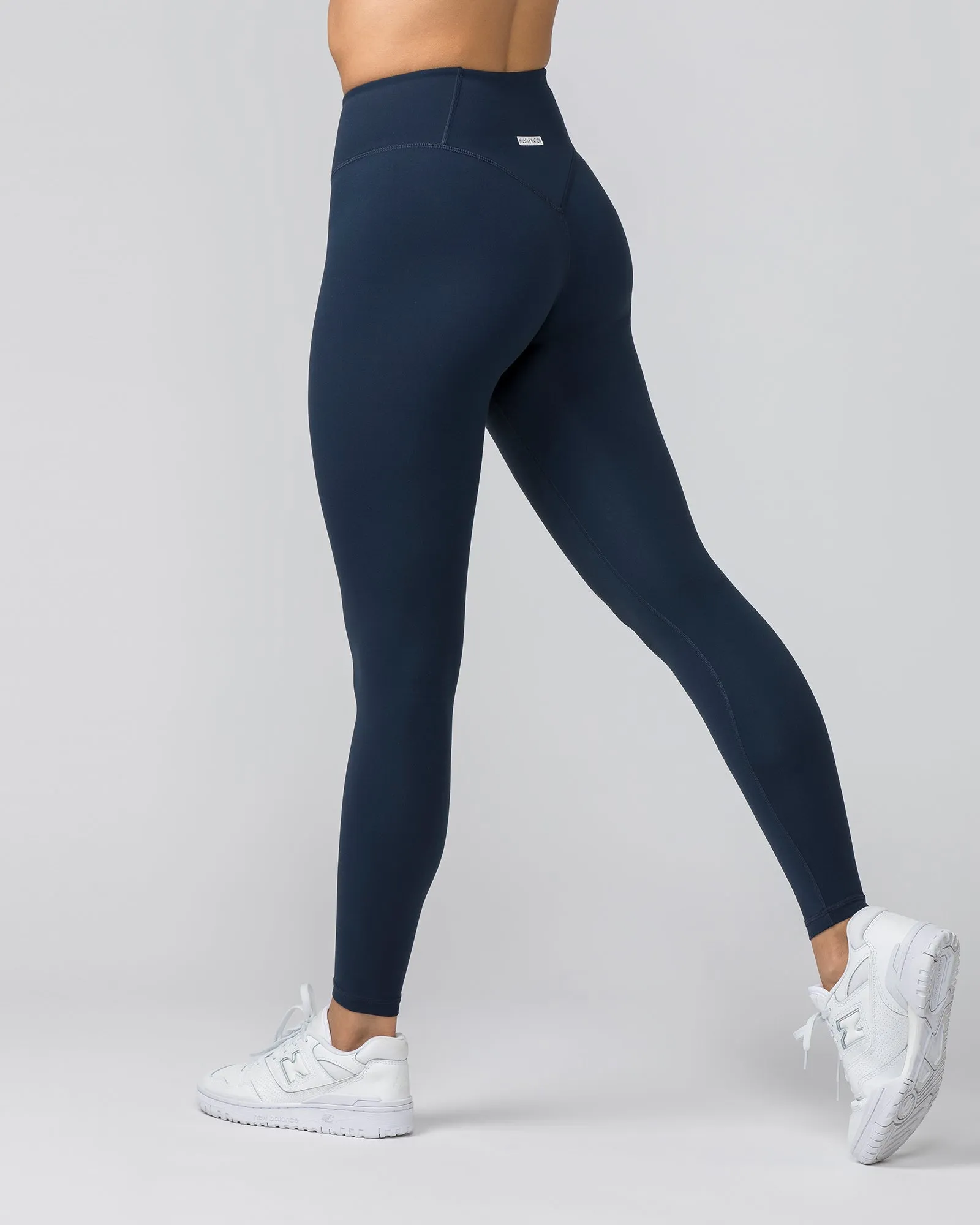 Contour Aura Full Length Leggings - Navy sold by Muscle Nation product image thumbnail 4