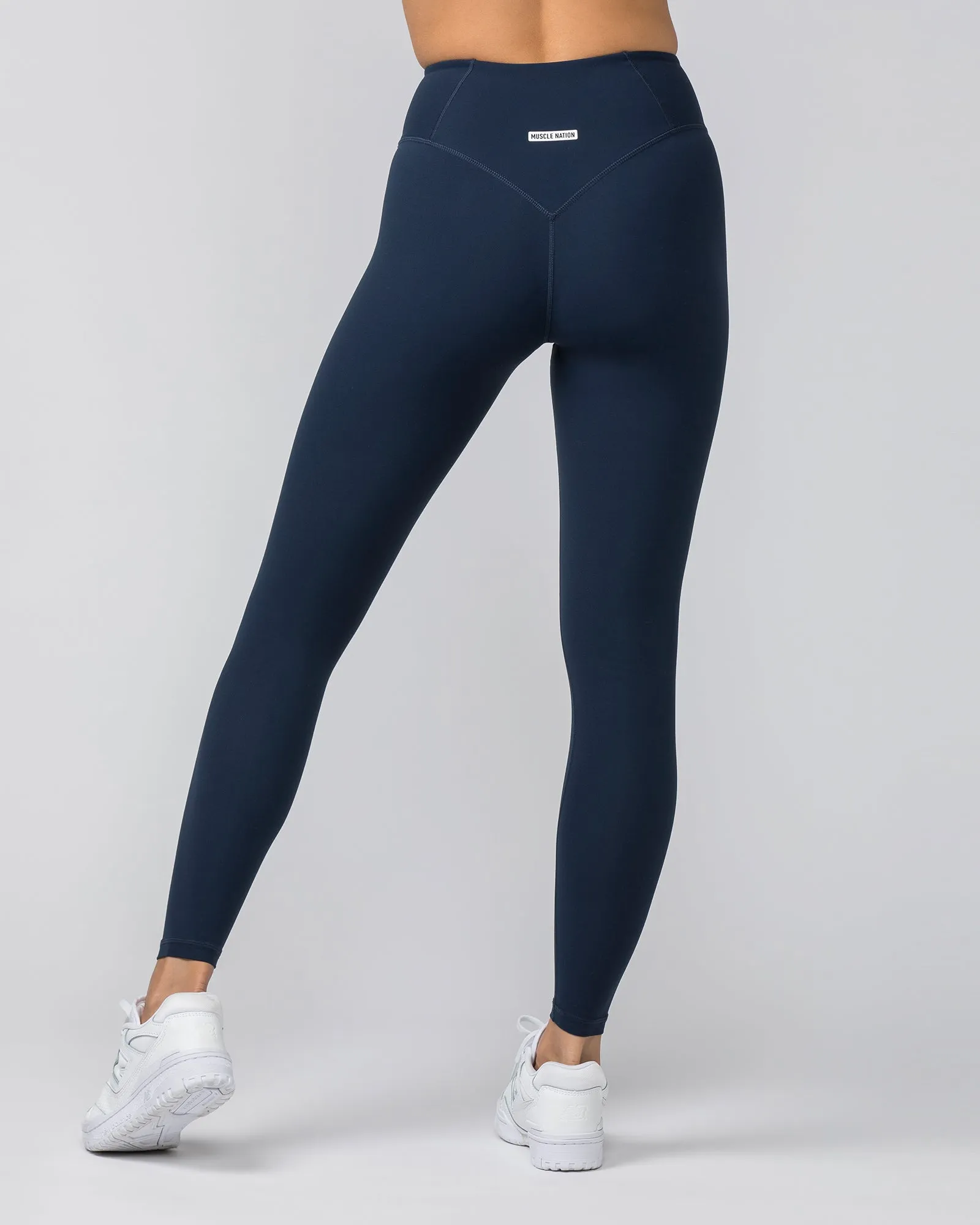 Contour Aura Full Length Leggings - Navy sold by Muscle Nation