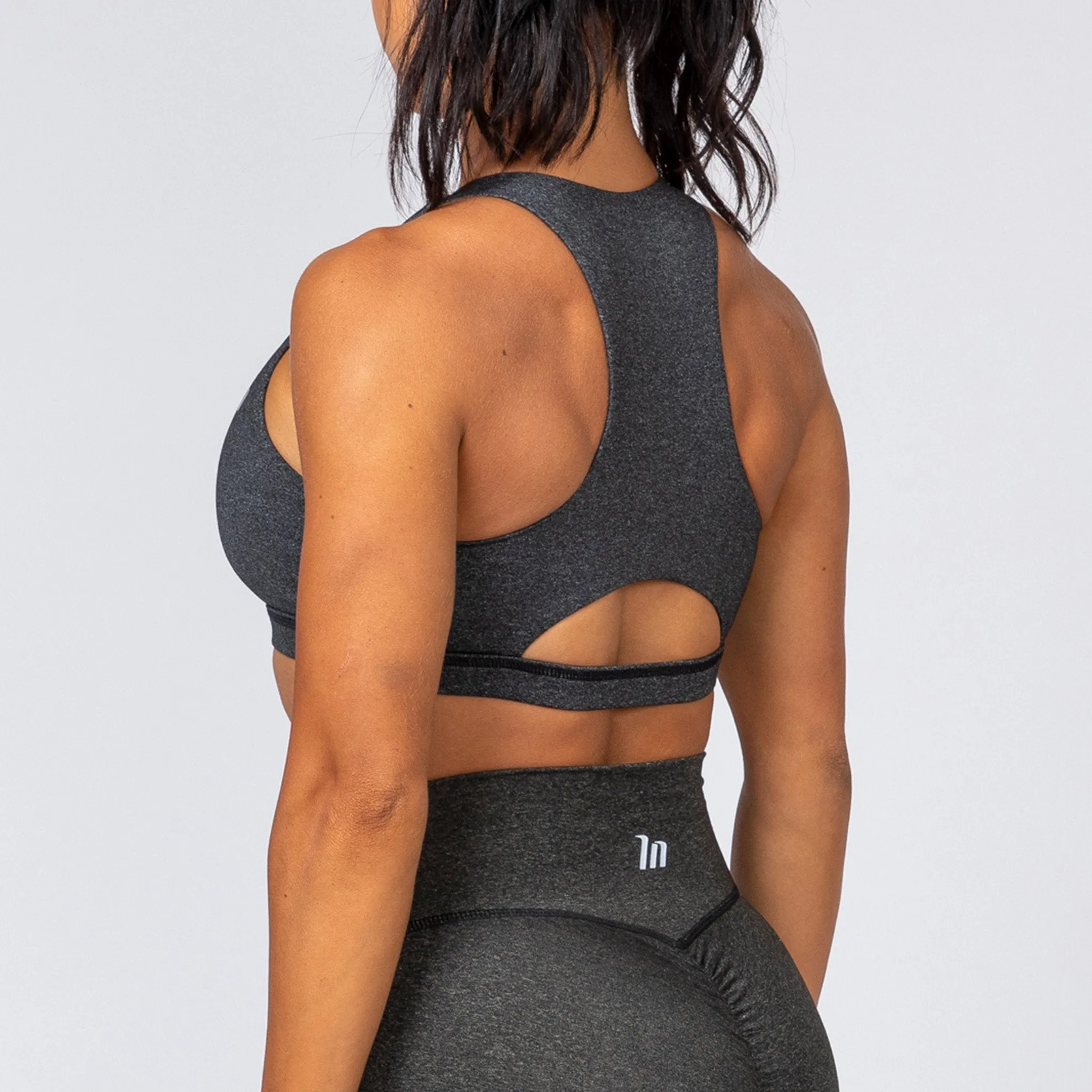 Power Bra - Heather Black sold by Muscle Nation product image thumbnail 3