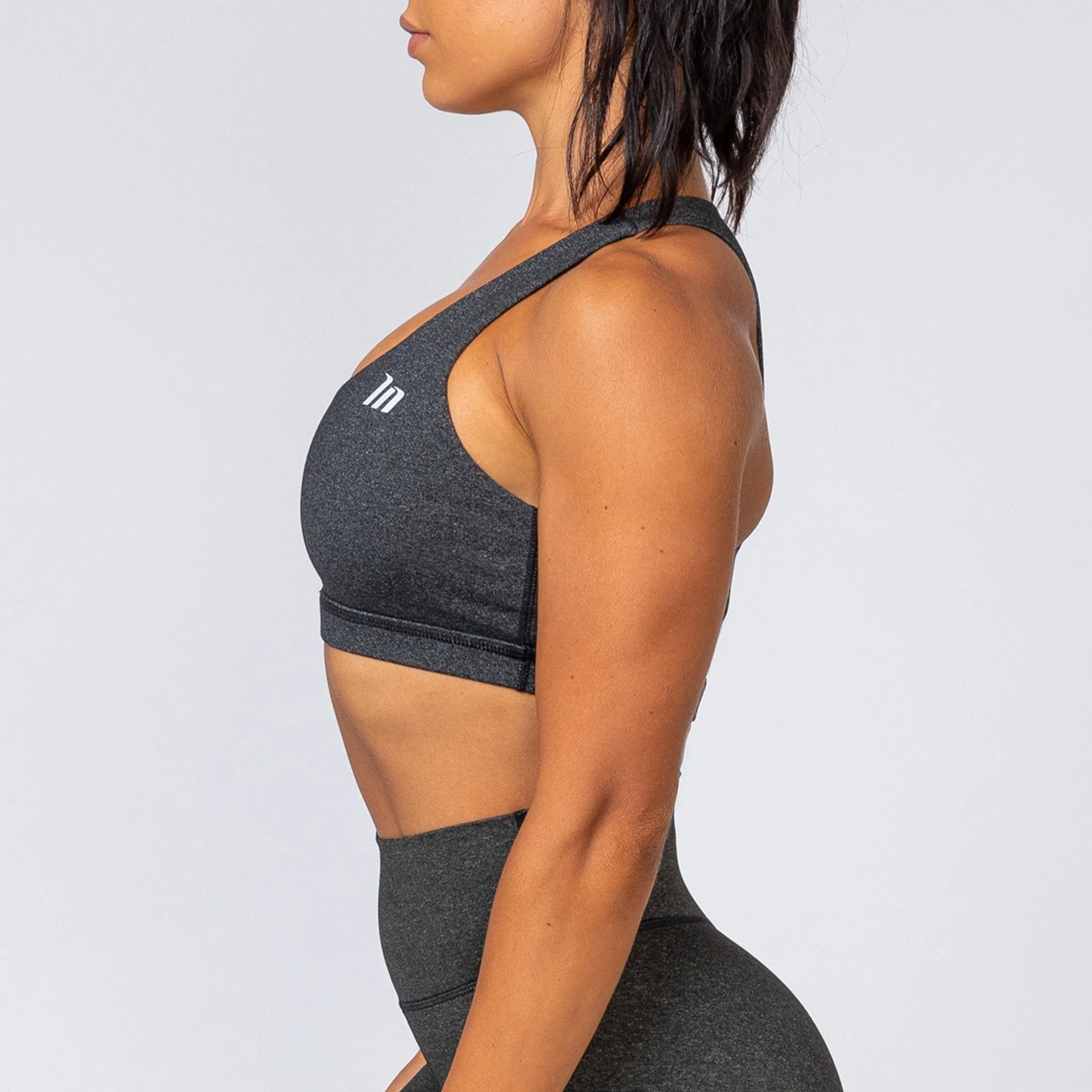 Power Bra - Heather Black sold by Muscle Nation product image thumbnail 5