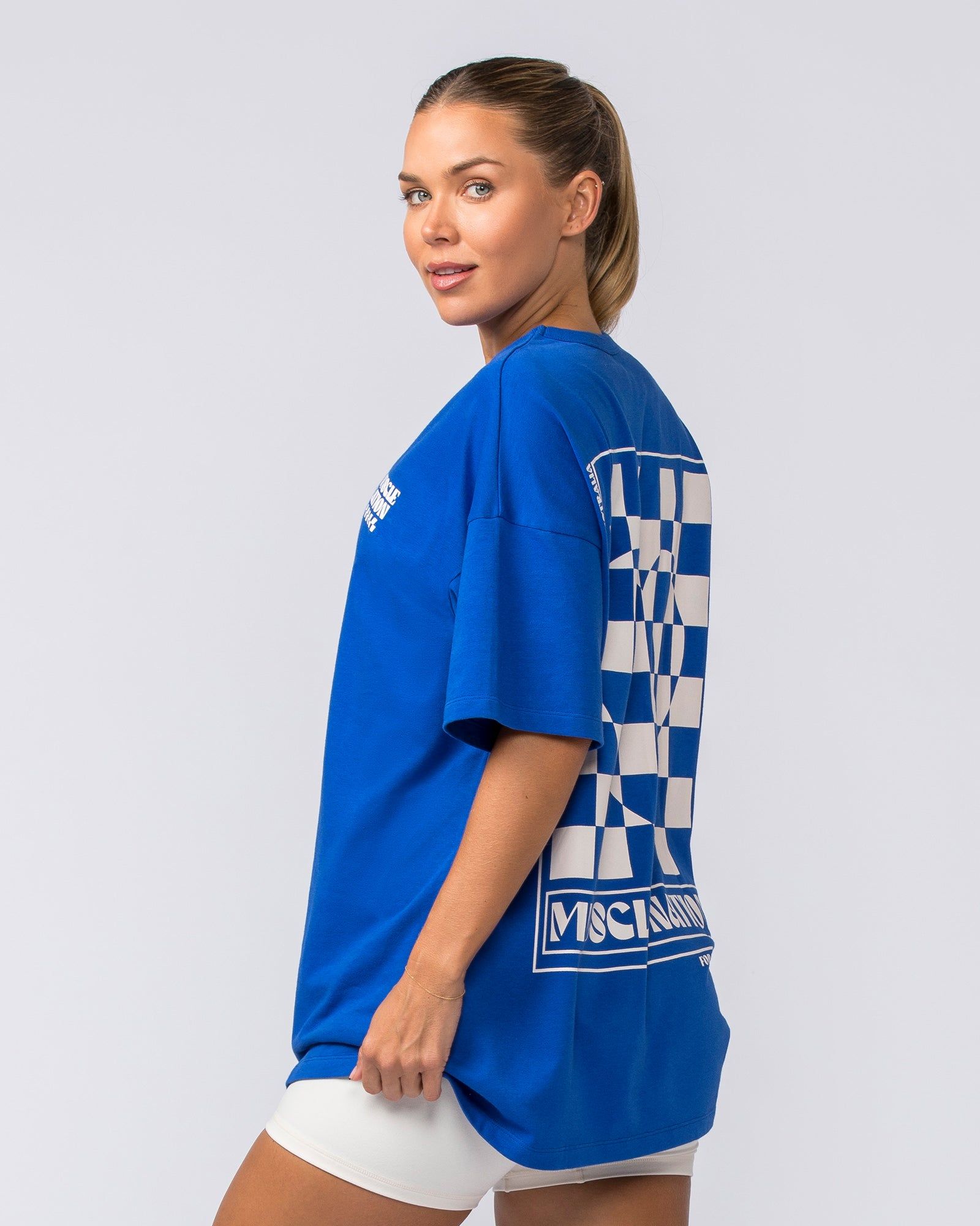 Bondi Oversized Heavy Tee - Bondi Blue sold by Muscle Nation product image thumbnail 3