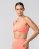 Hype Halter Bralette - Peach Pink sold by Muscle Nation