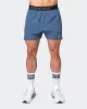 Reflective Training Shorts - Denim Blue sold by Muscle Nation