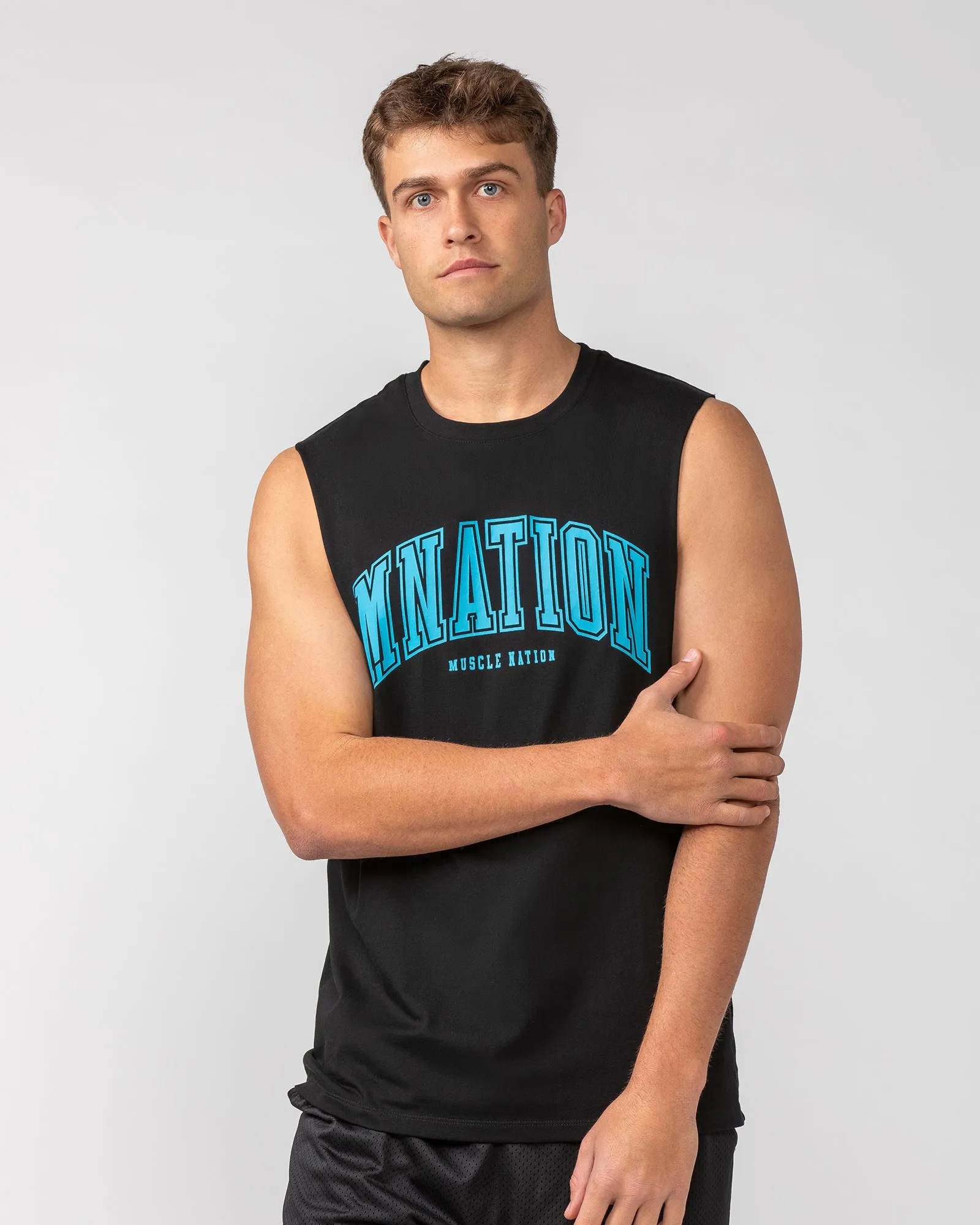 Varsity Training Tank - Black sold by Muscle Nation product image thumbnail 2