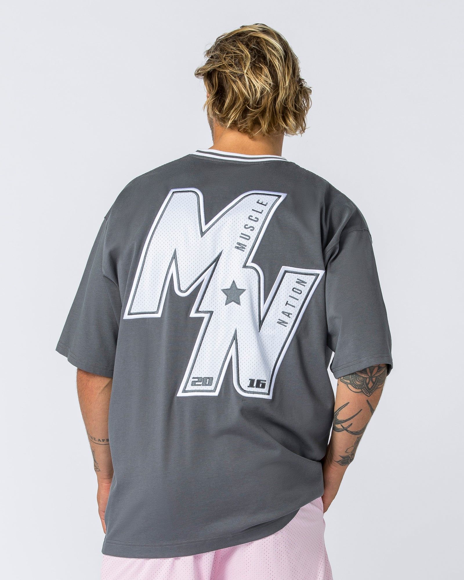 Throwback Oversized Tee - Tornado sold by Muscle Nation product image thumbnail 2