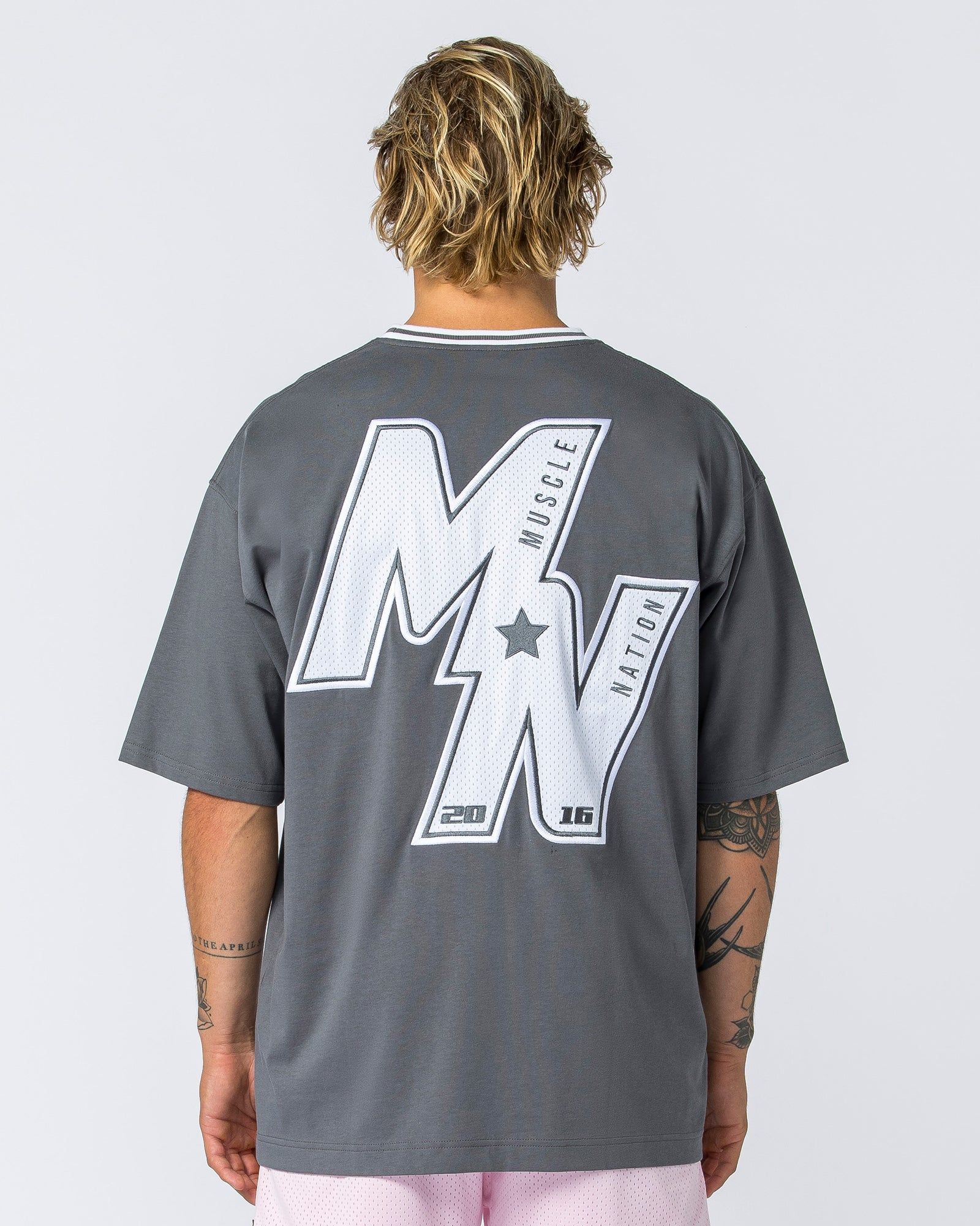 Throwback Oversized Tee - Tornado sold by Muscle Nation product image thumbnail 3