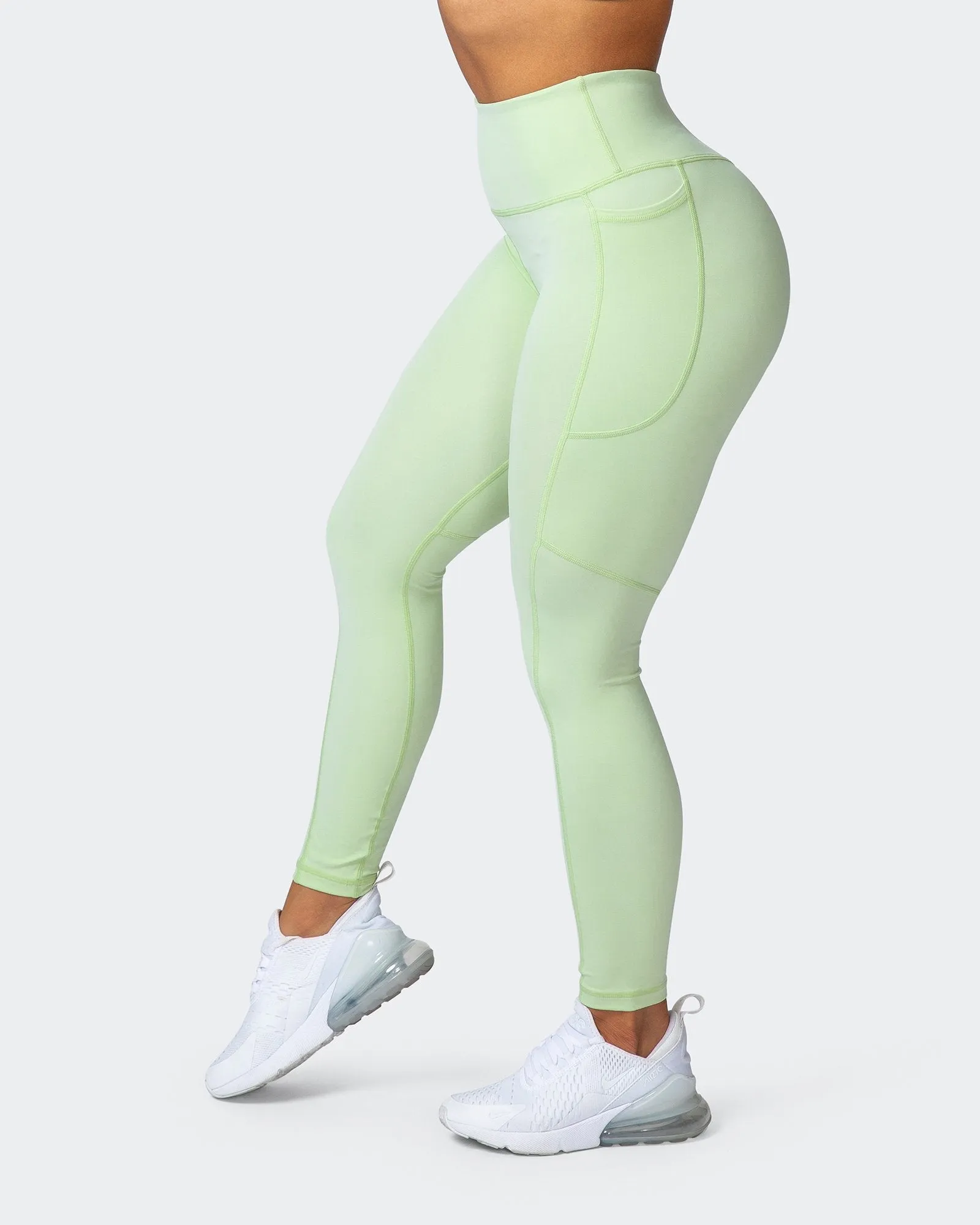Superior Squat Pocket Ankle Length Leggings - Minty sold by Muscle Nation product image thumbnail 4