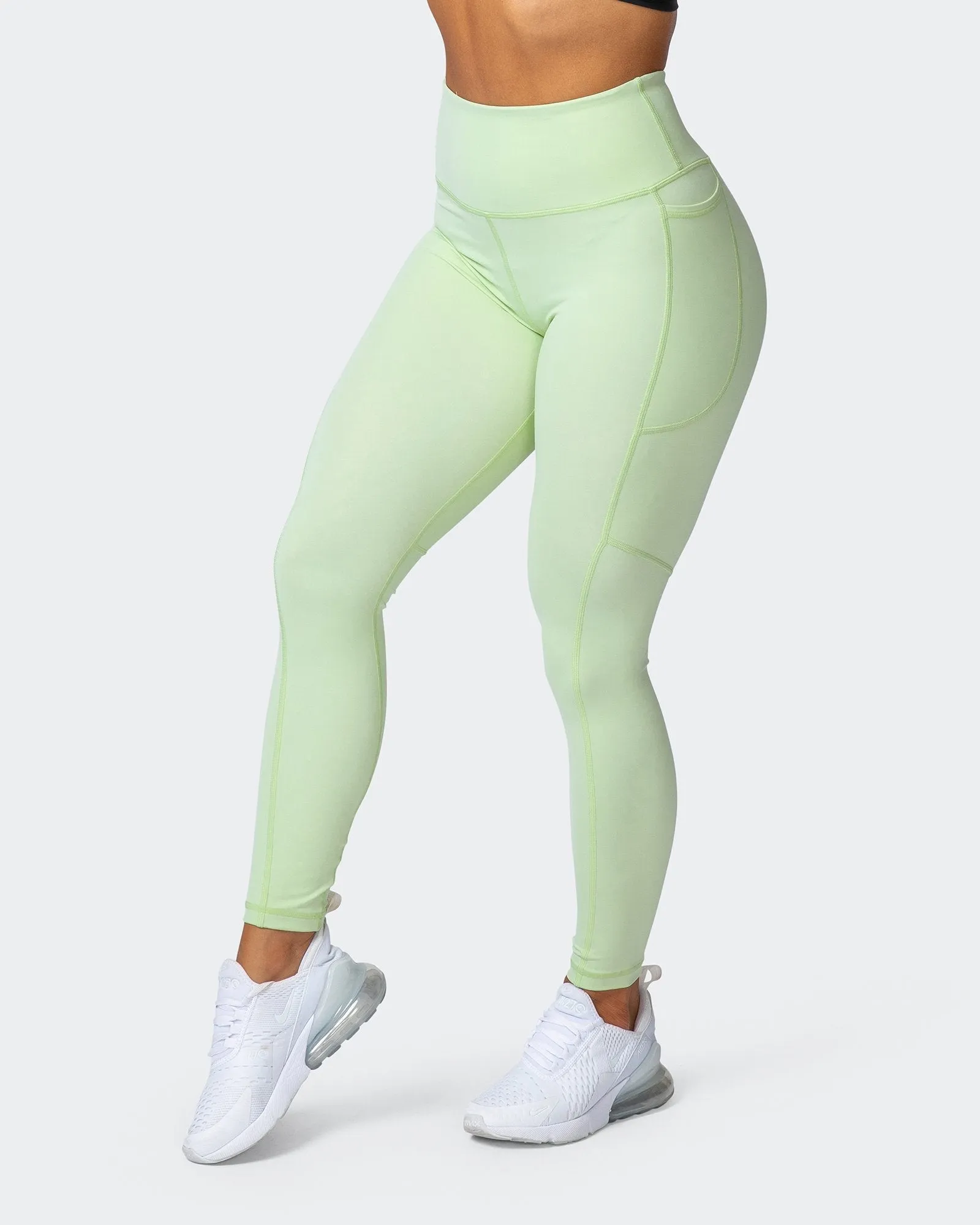 Superior Squat Pocket Ankle Length Leggings - Minty sold by Muscle Nation product image thumbnail 3