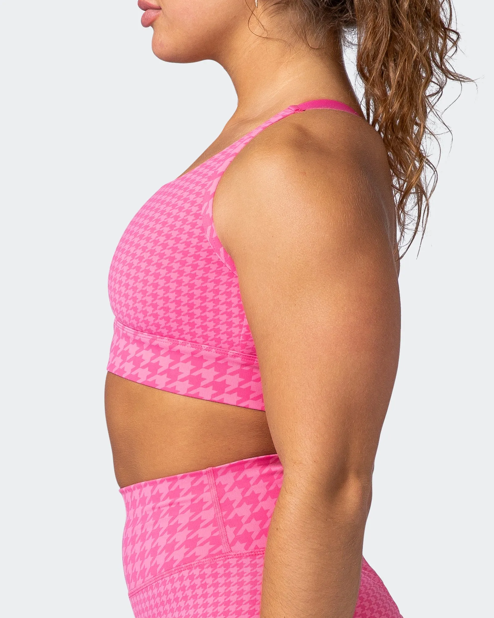 Condition Bra - Flamingo Houndstooth Print sold by Muscle Nation product image thumbnail 5