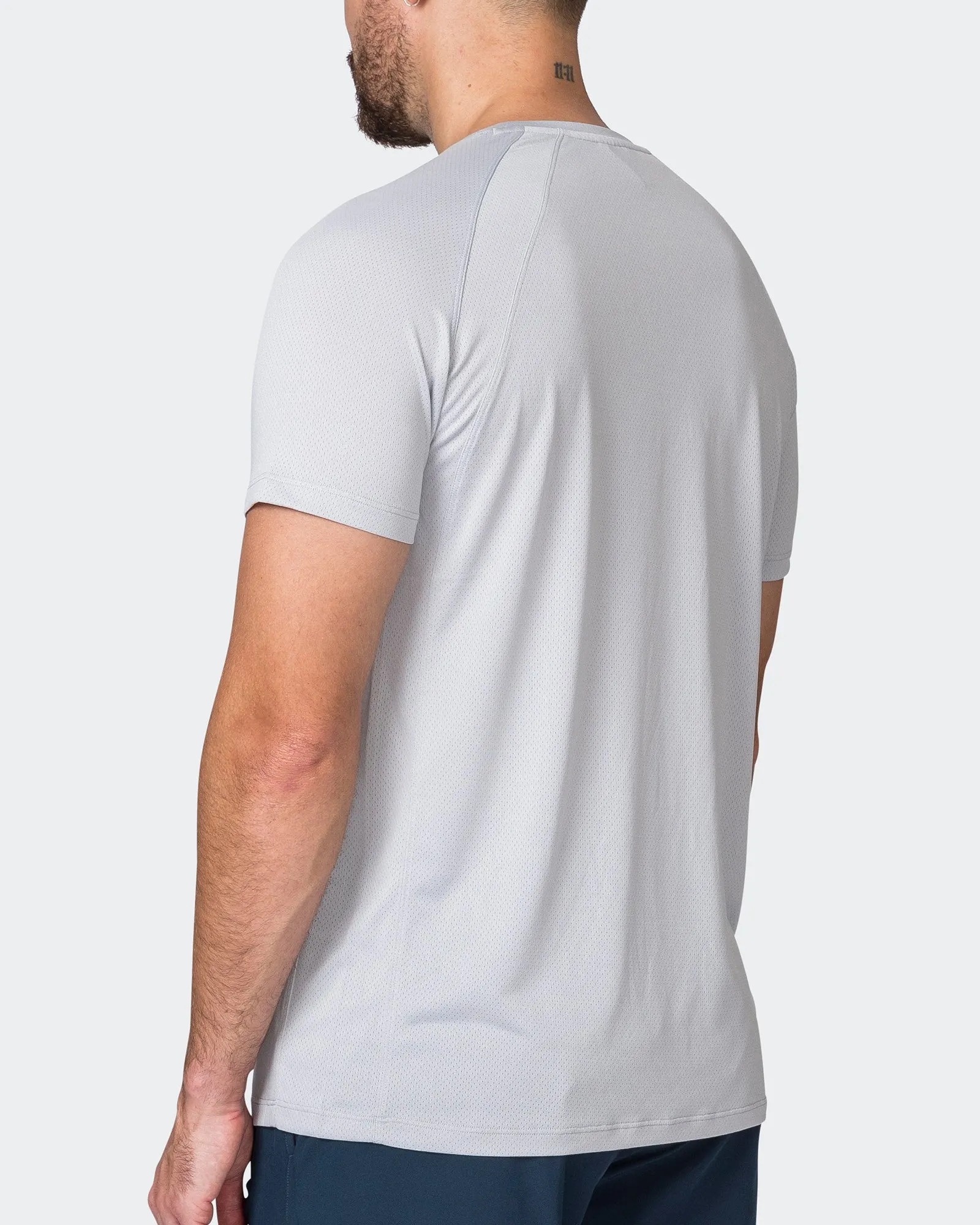 New Heights Running Tee - Quiet Grey sold by Muscle Nation product image thumbnail 5