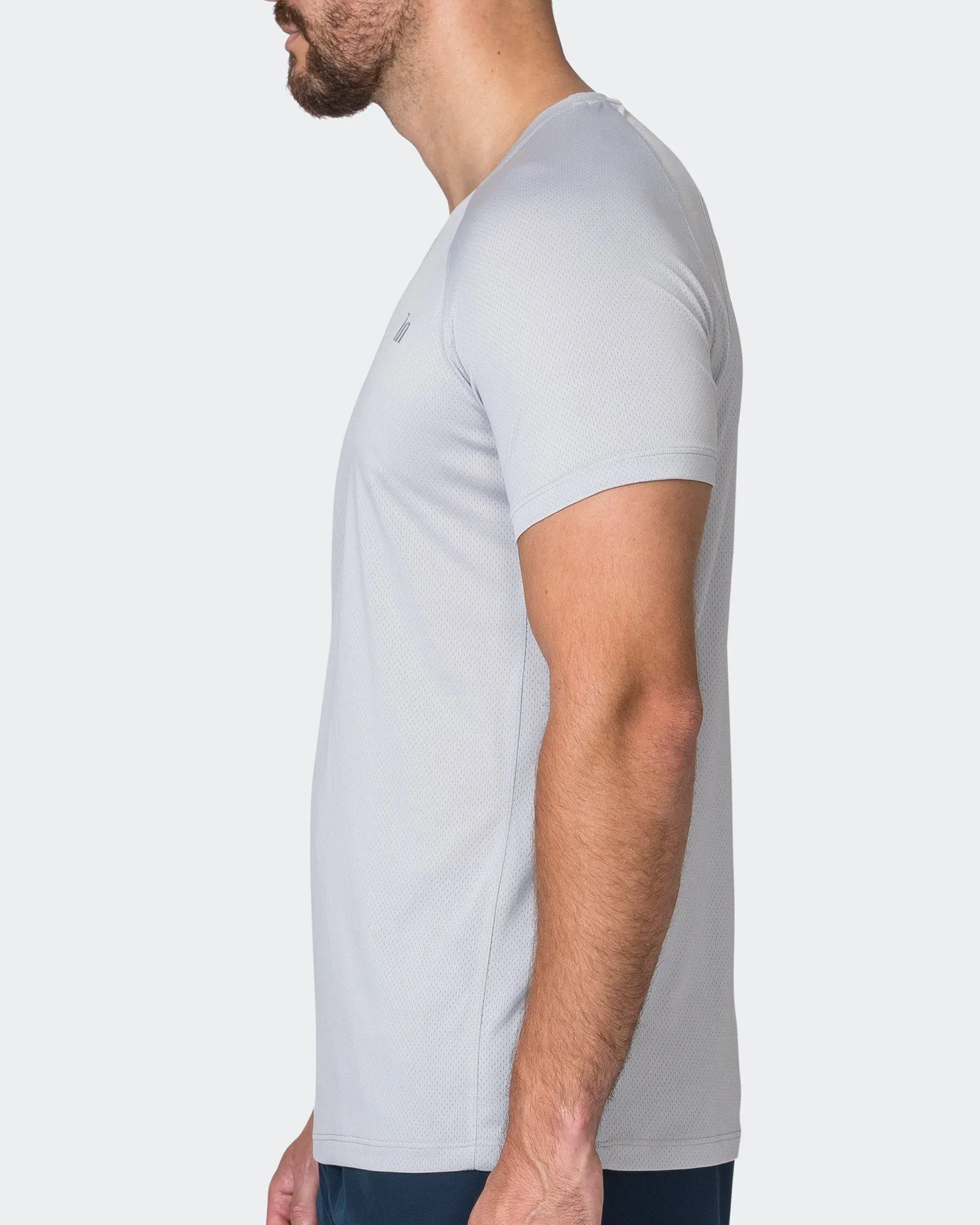 New Heights Running Tee - Quiet Grey sold by Muscle Nation product image thumbnail 4