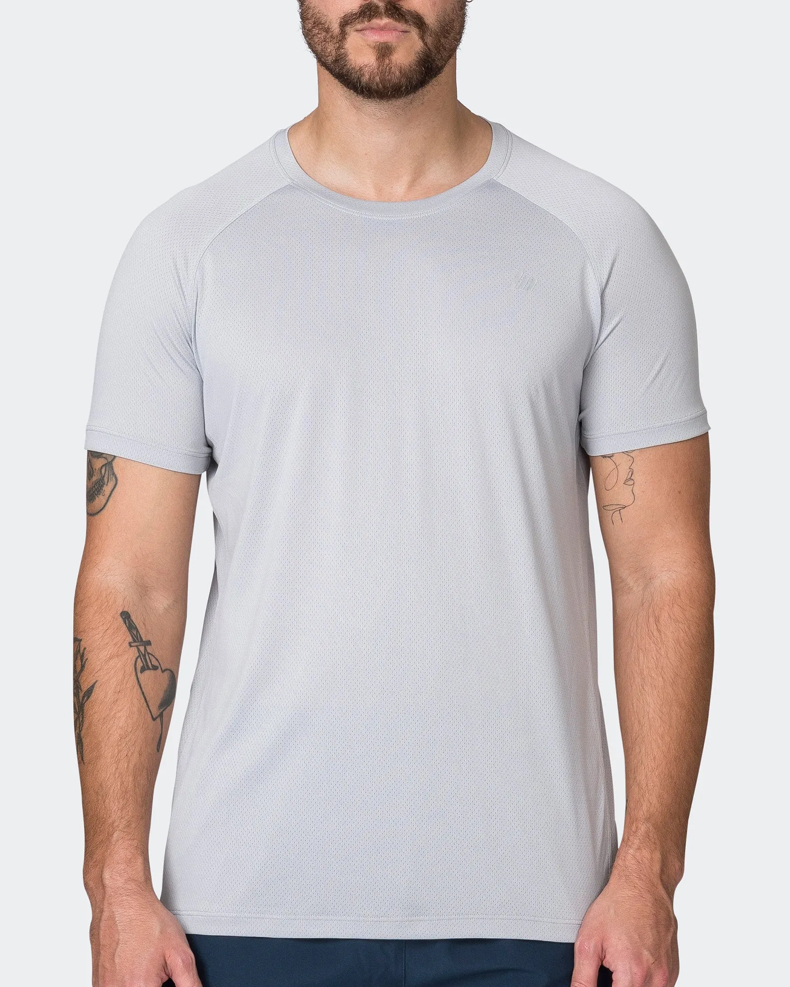 New Heights Running Tee - Quiet Grey sold by Muscle Nation product image thumbnail 2