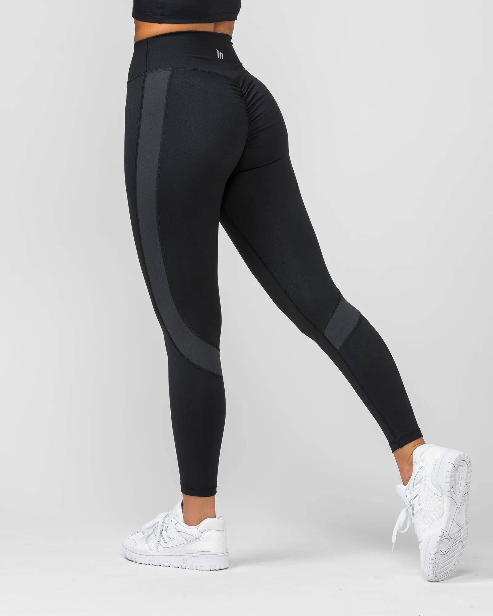 Sunlight Signature Scrunch Ankle Length Leggings - Black sold by Muscle Nation