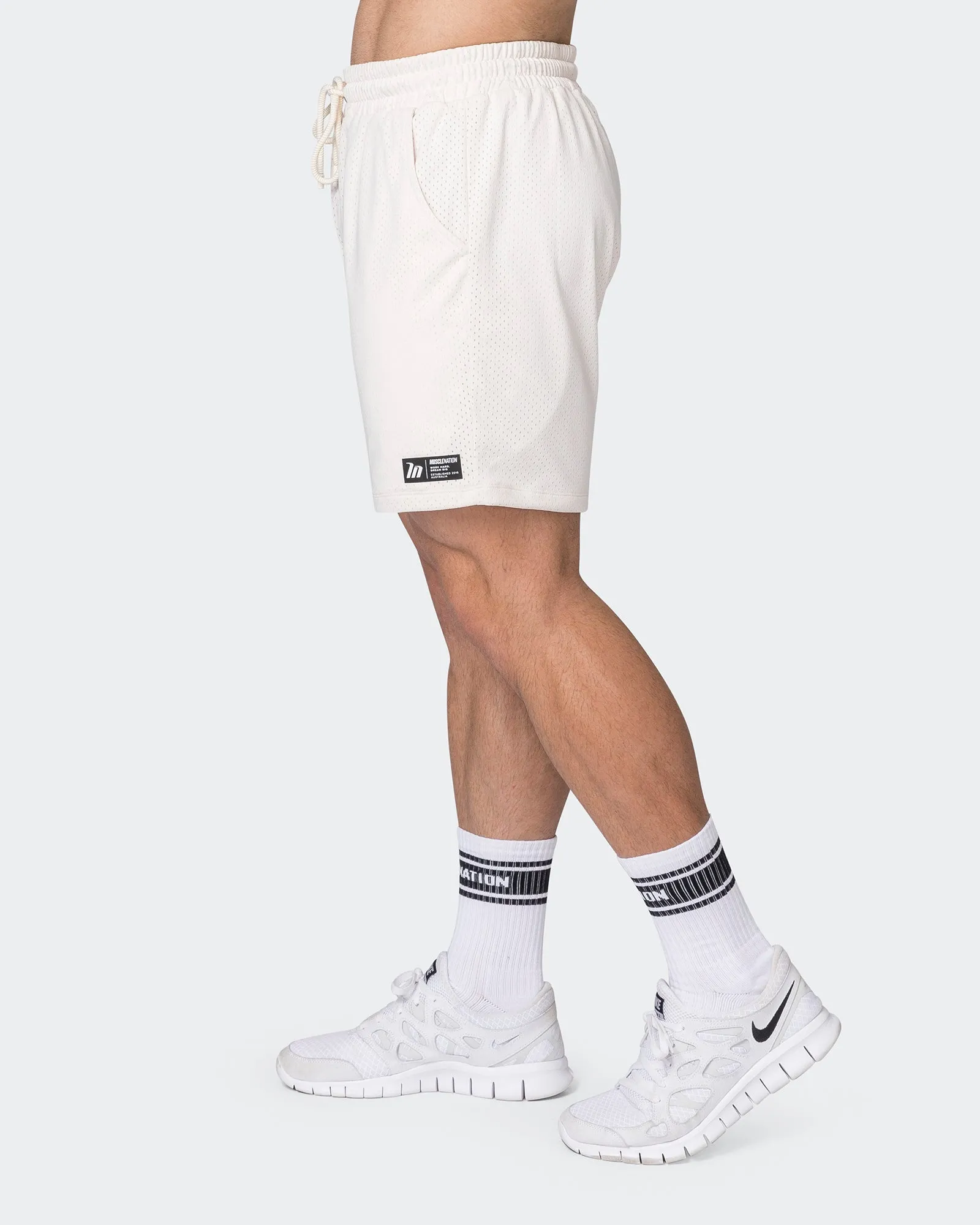 Lay Up 5" Shorts - Travertine sold by Muscle Nation product image thumbnail 4