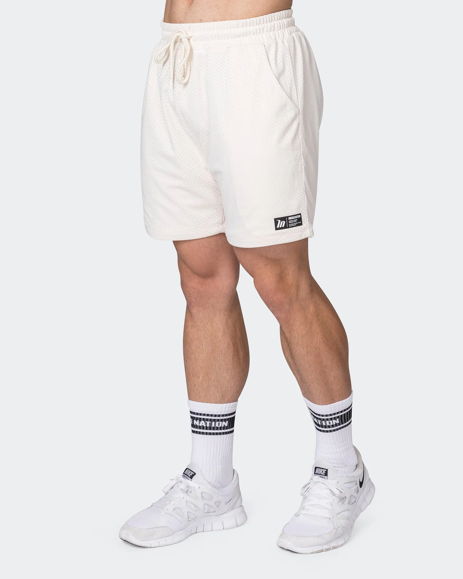 Lay Up 5" Shorts - Travertine sold by Muscle Nation product image thumbnail 3